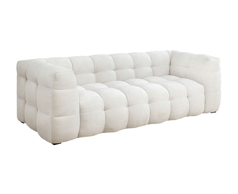 Sofa 3-osobowa SALAMANCA kremowy szenil