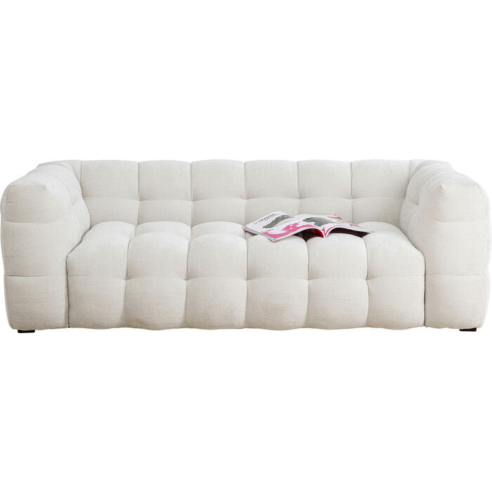 Sofa 3-osobowa SALAMANCA kremowy szenil