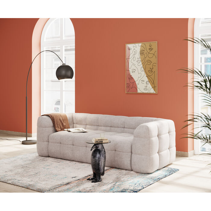 Sofa 3-osobowa SALAMANCA kremowy szenil