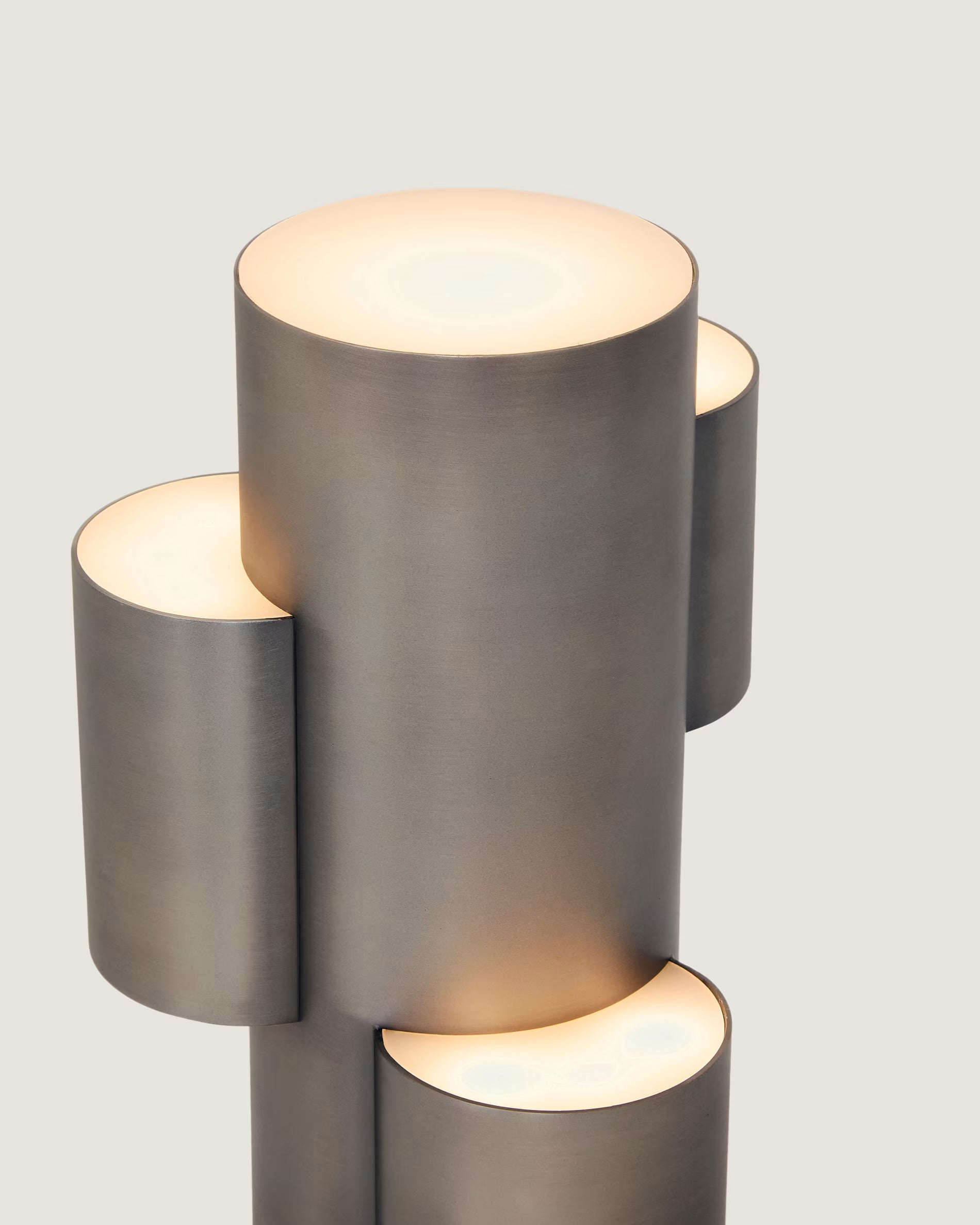 Lampa przenośna ADRINA ciemnoszary szczotkowany metal