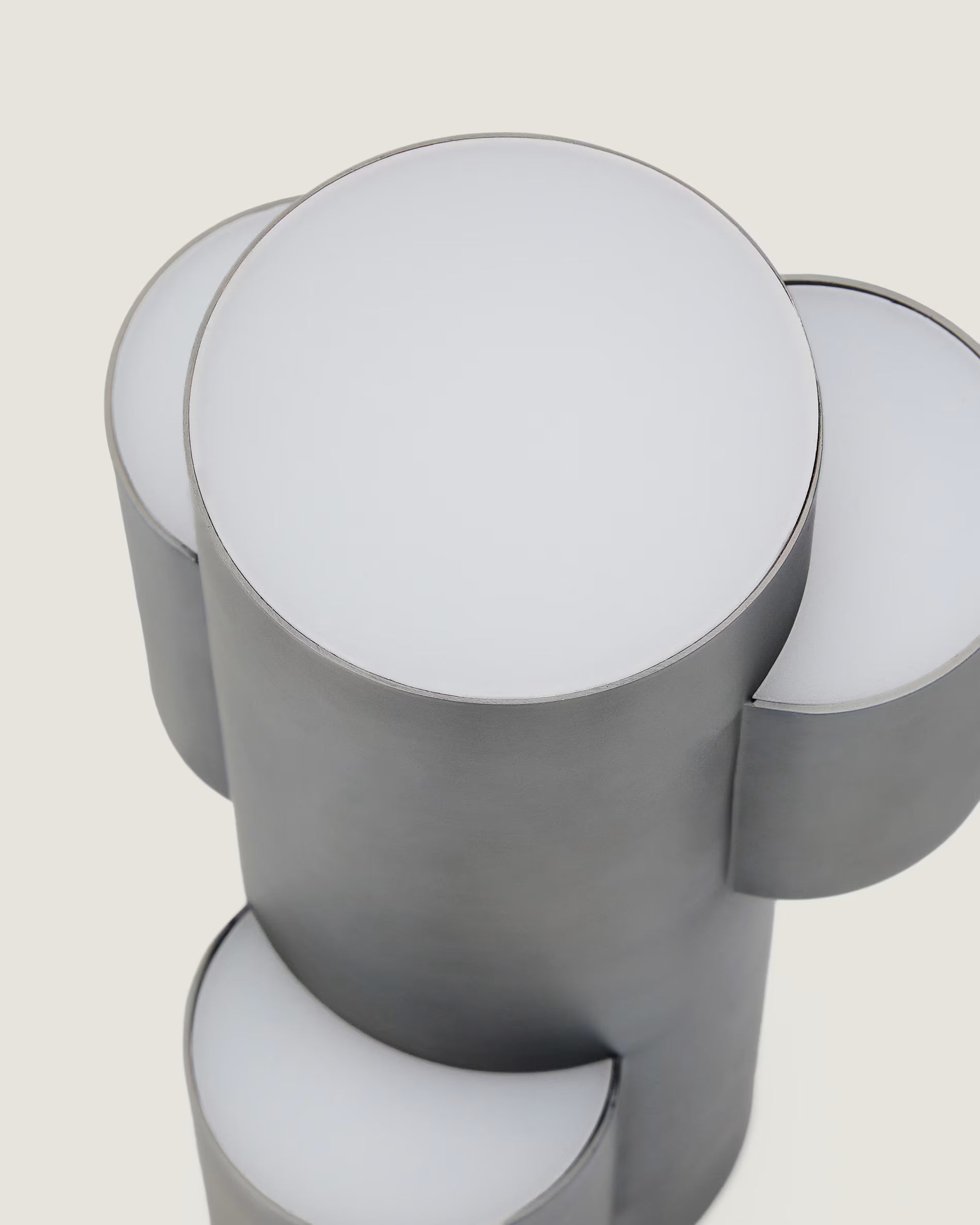 Lampa przenośna ADRINA ciemnoszary szczotkowany metal