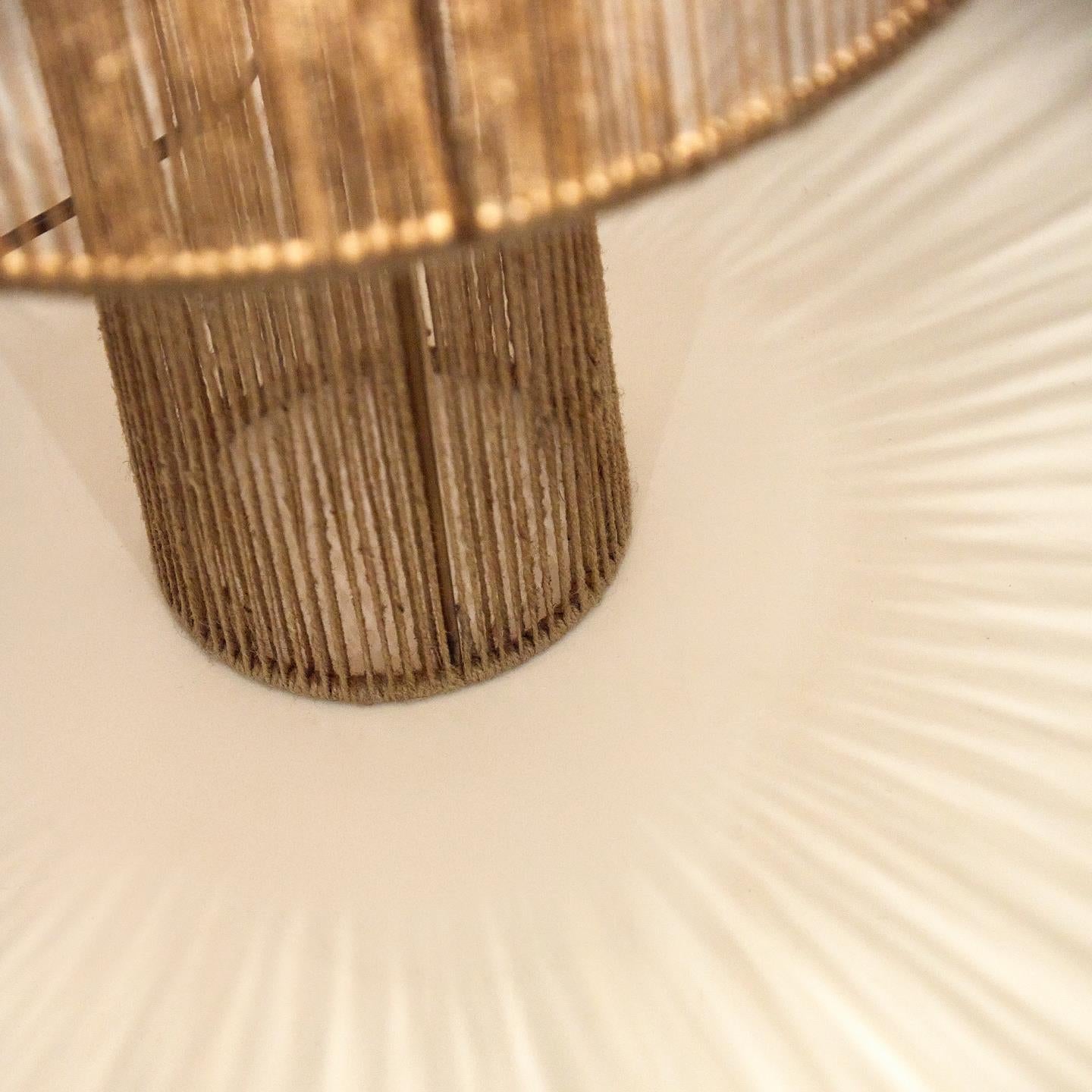 Lampa stołowa PONTOS naturalna juta La Forma    Eye on Design
