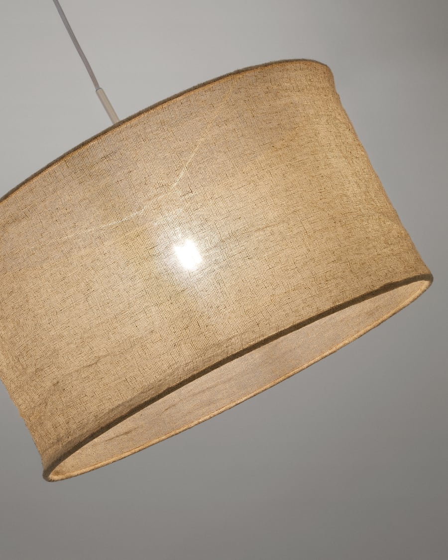 Laircut von hängenden Lampen Mariela Beige Leinsamen