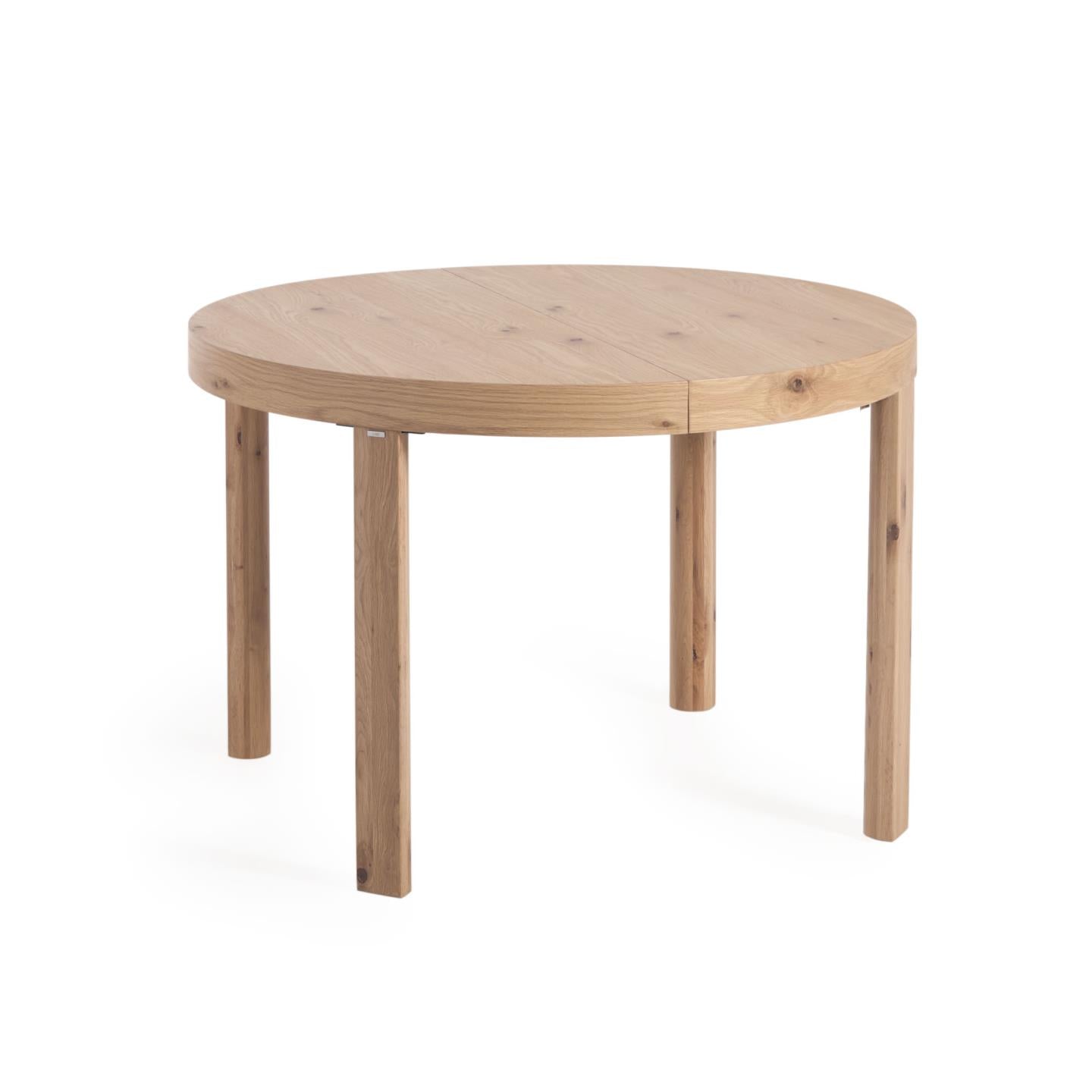 Stół rozkładany okrągły COLLEEN fornir dębowy La Forma    Eye on Design