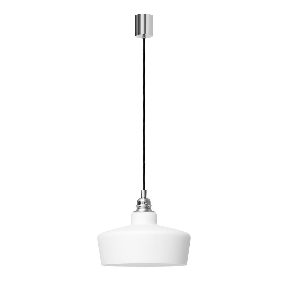 Lampa wisząca LONGIS WHITE III biały z błyszczącym chromem