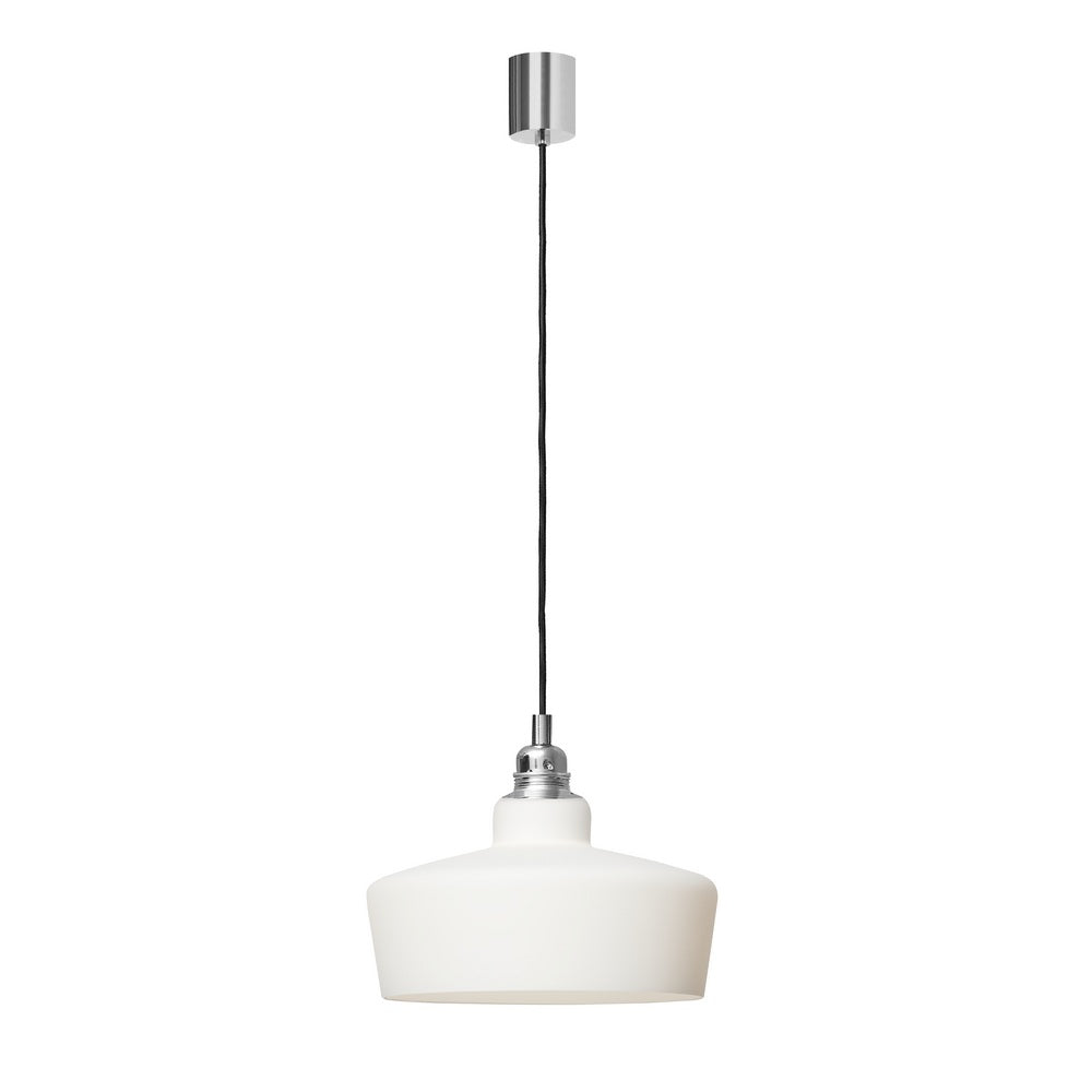 Lampa wisząca LONGIS WHITE III biały z błyszczącym chromem