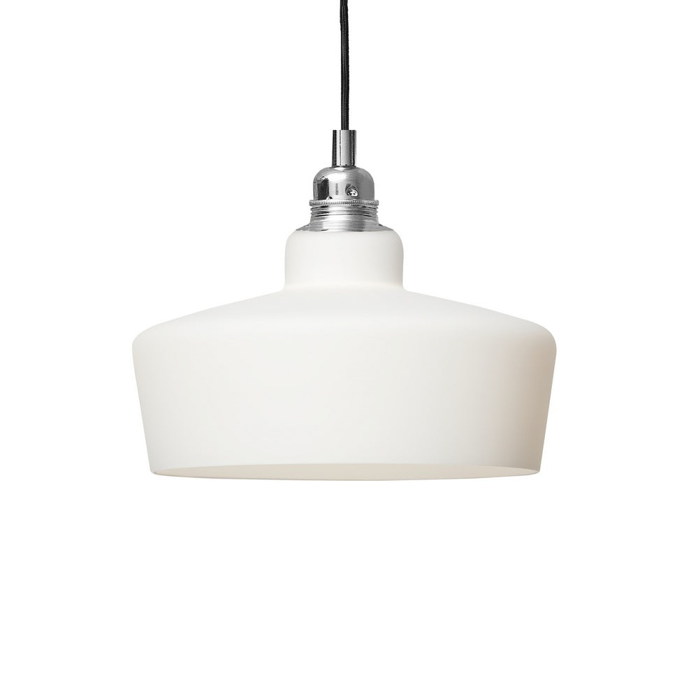 Lampa wisząca LONGIS WHITE III biały z błyszczącym chromem