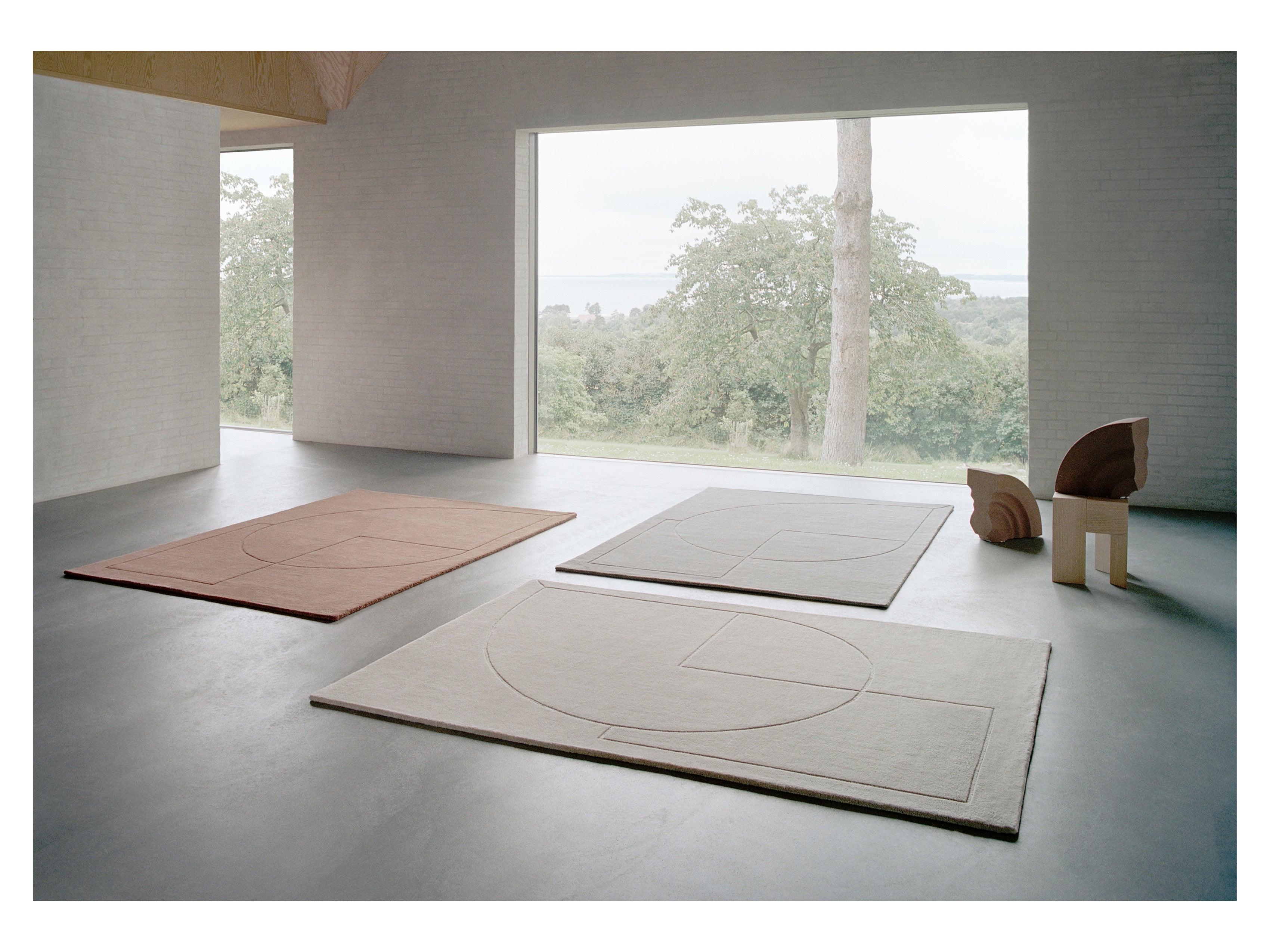 Leitender Teppich Gedicht Beige