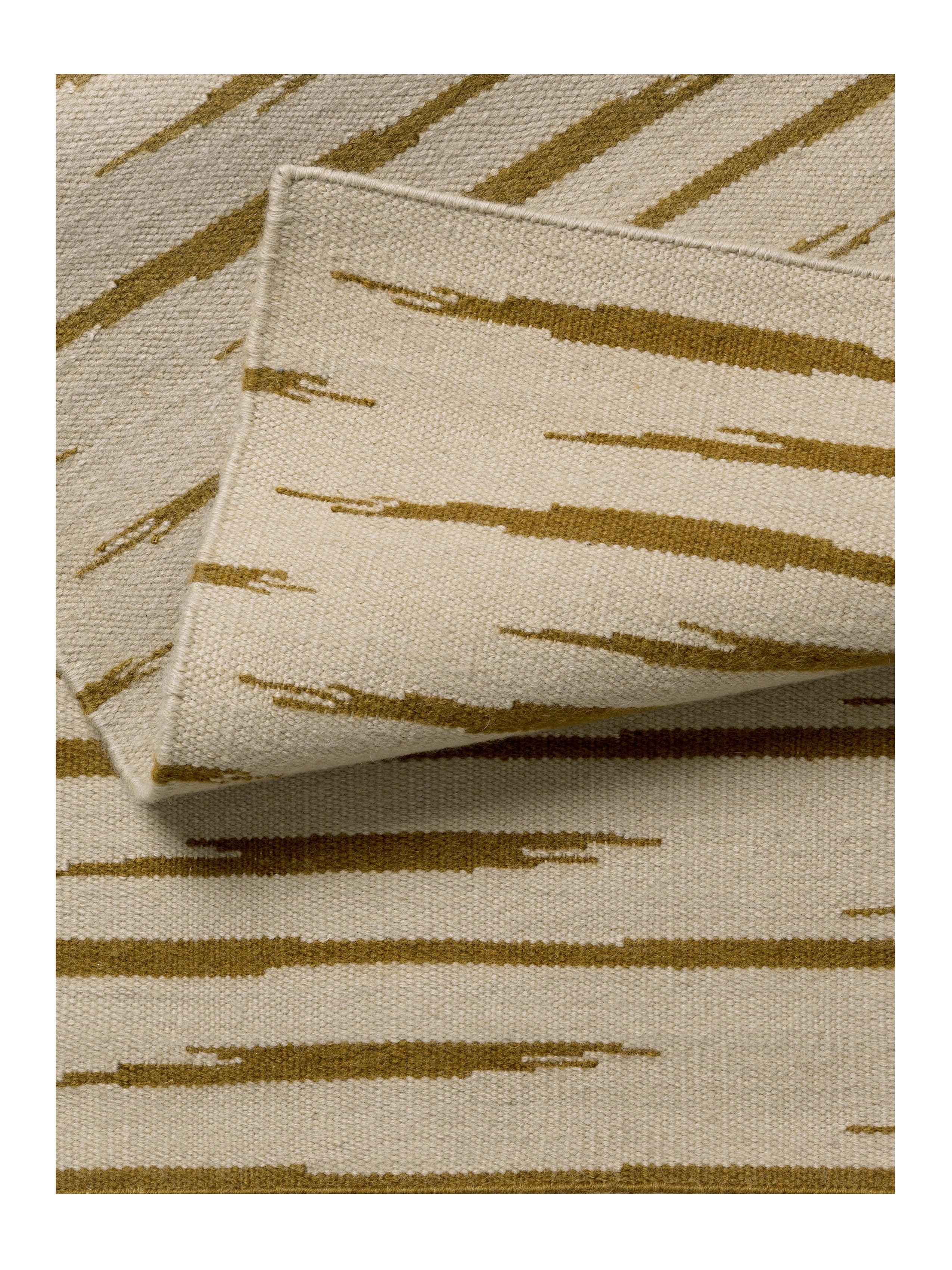 Teppich SIV - EIVOR senfgelb mit beige