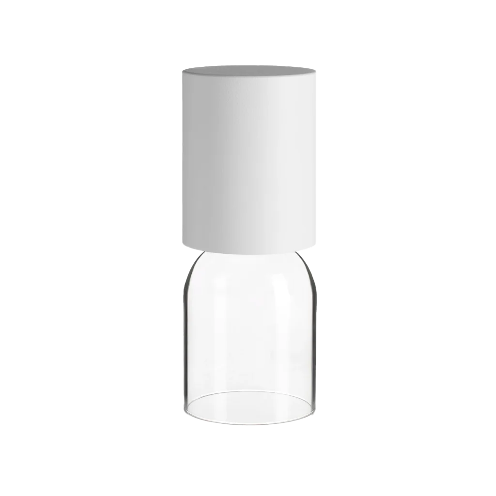 Tragbare Lampe nui mini weiß