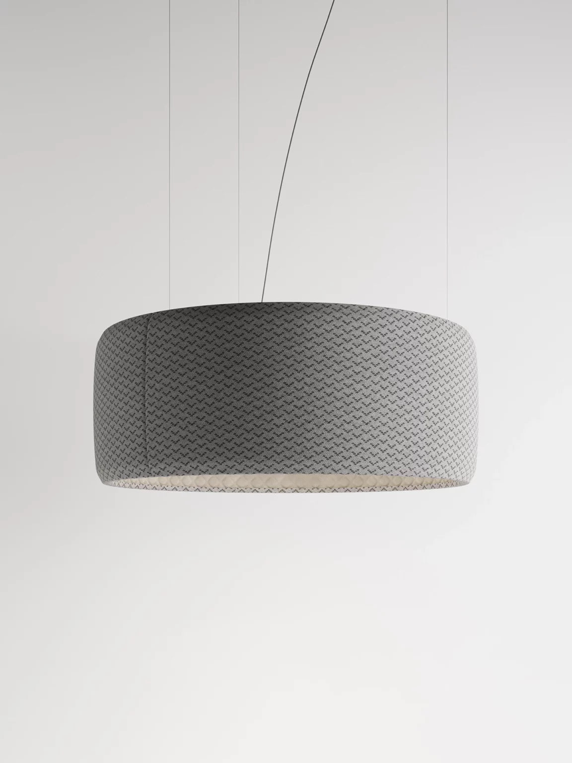 Silenzio light gray hanging lamp