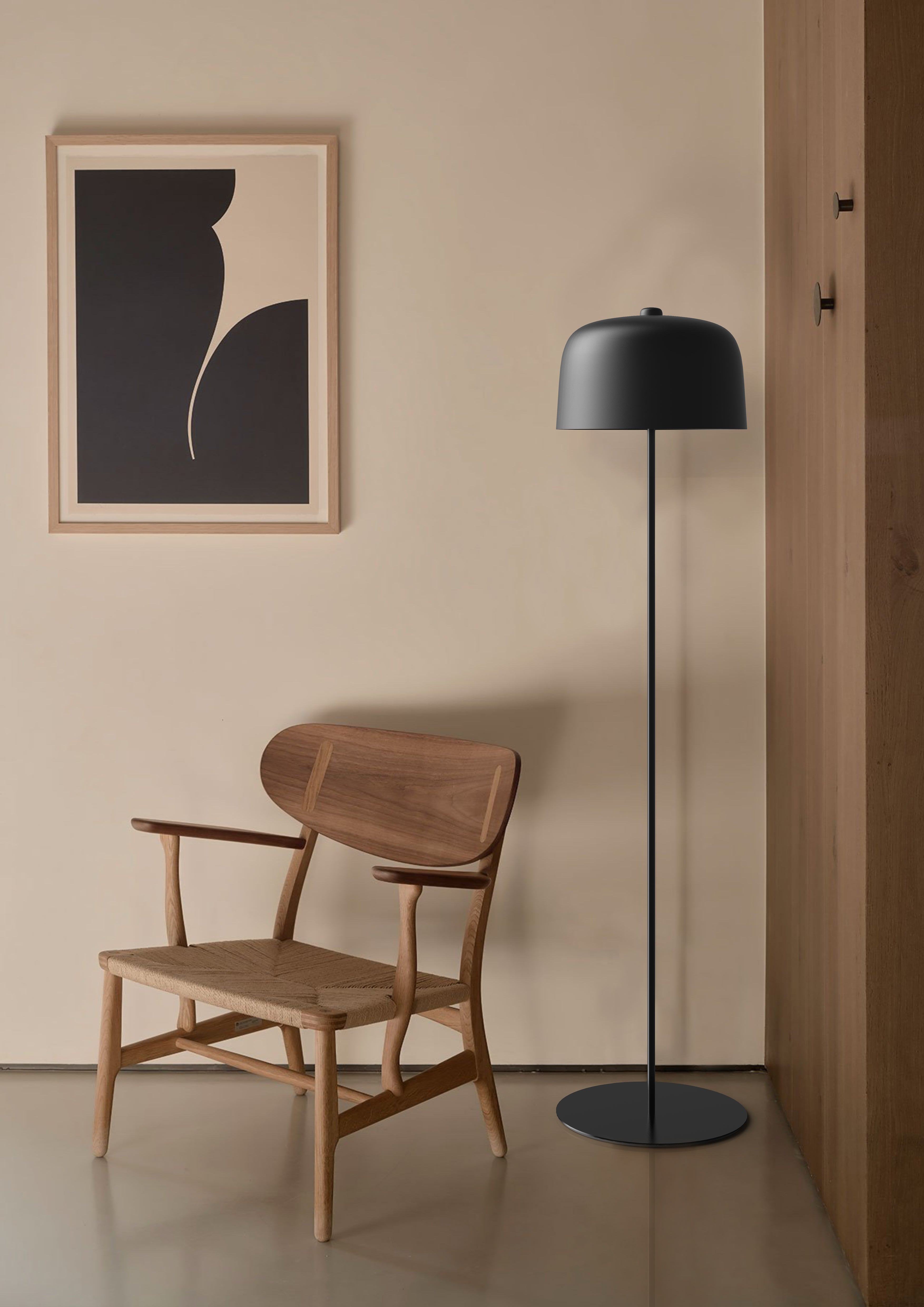 Floor lamp Black Ziles