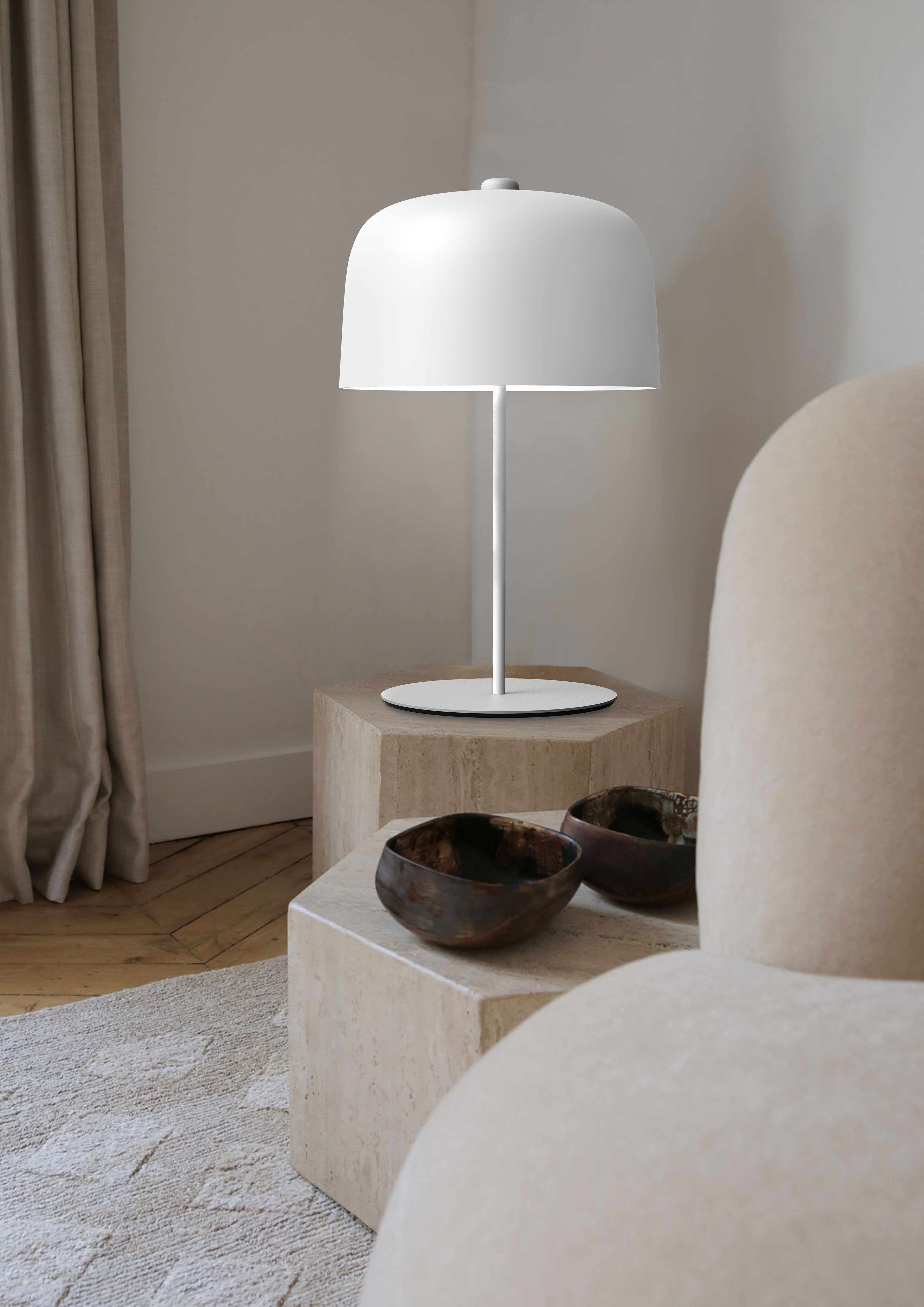 Table lamp brown ziles