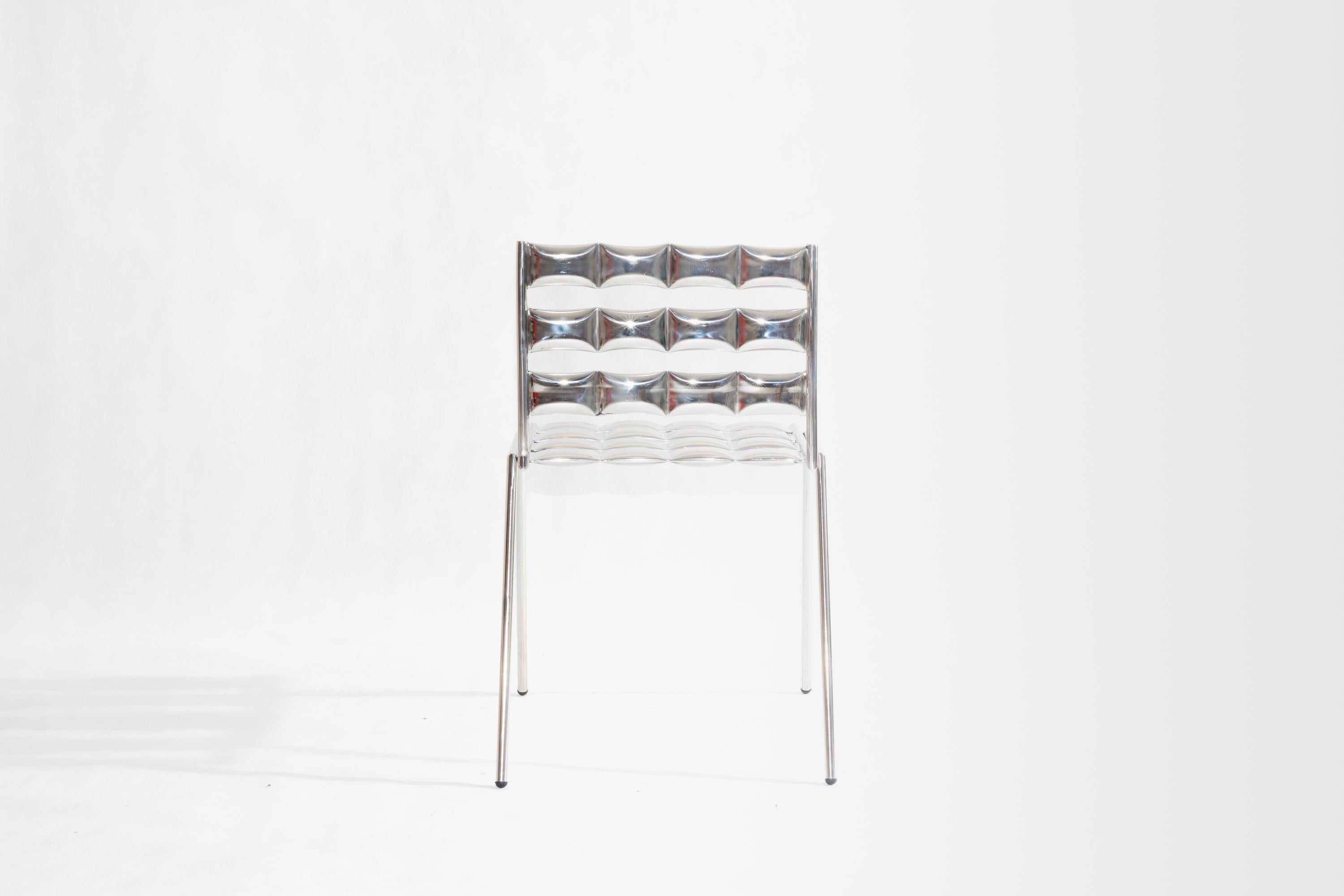 Krzesło COSMIC CHAIR stalowy Mati Sipiora    Eye on Design
