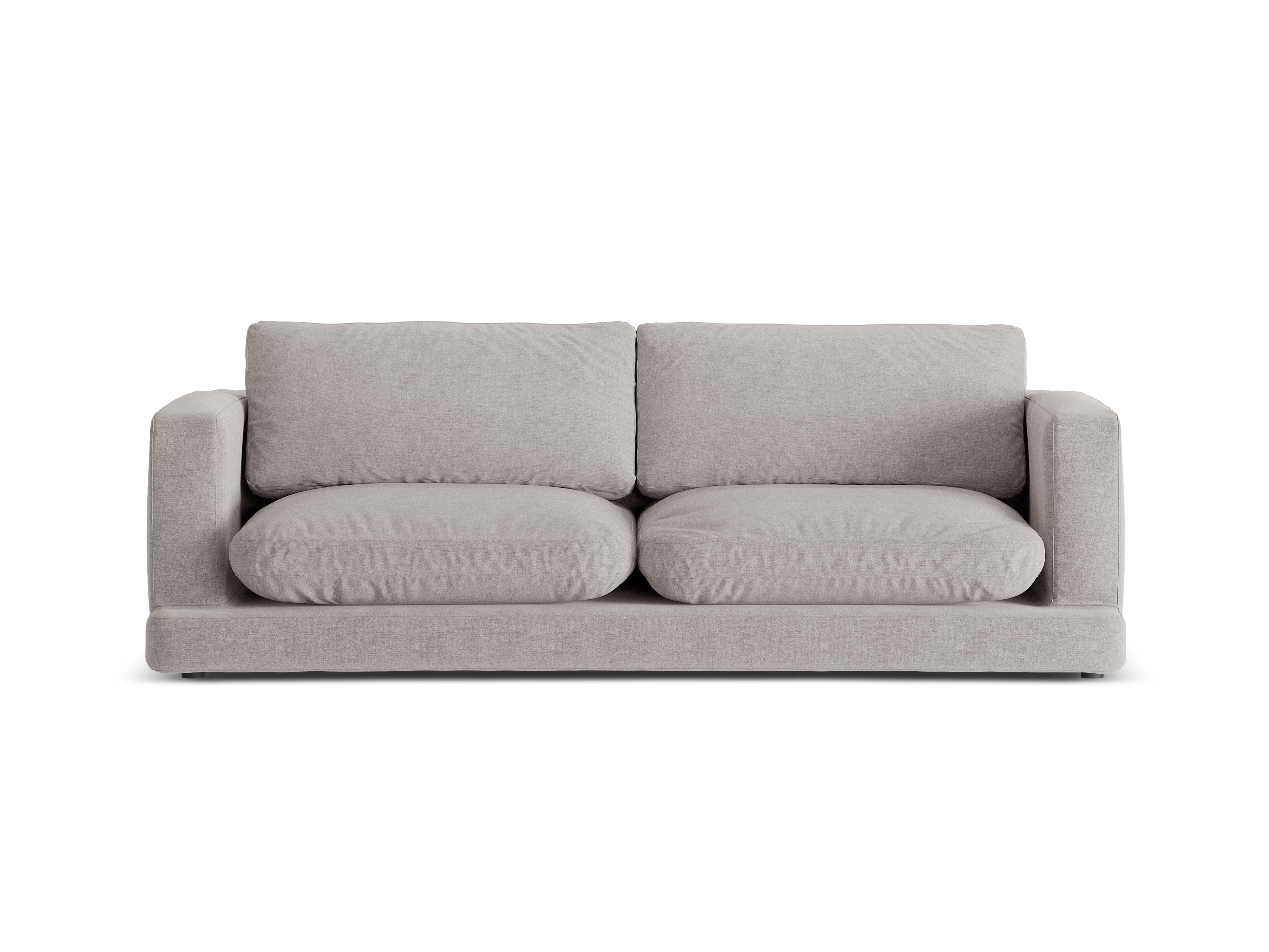 Sofa 3-osobowa DAPHNE ciepły szary szenil