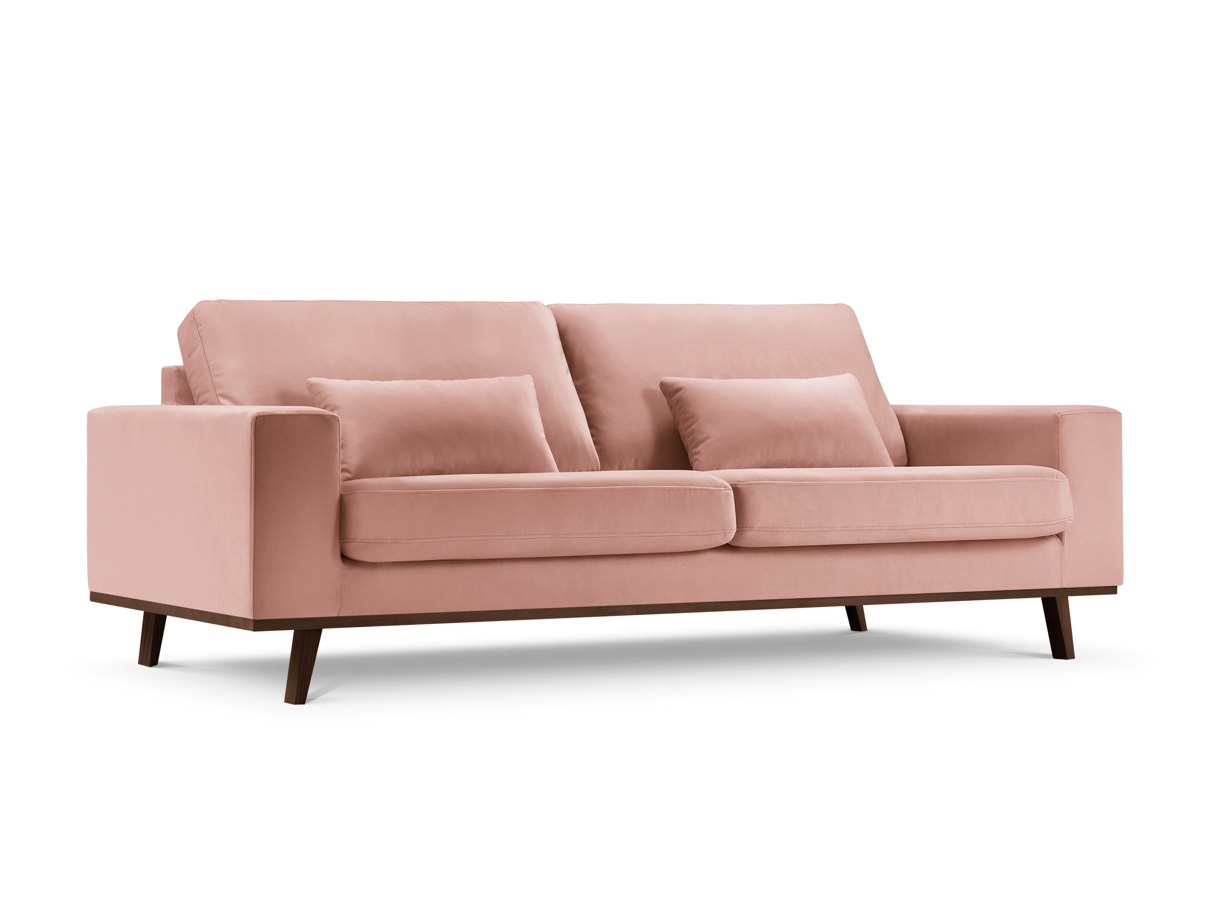 Sofa aksamitna 3-osobowa HEBE różowy Mazzini Sofas    Eye on Design