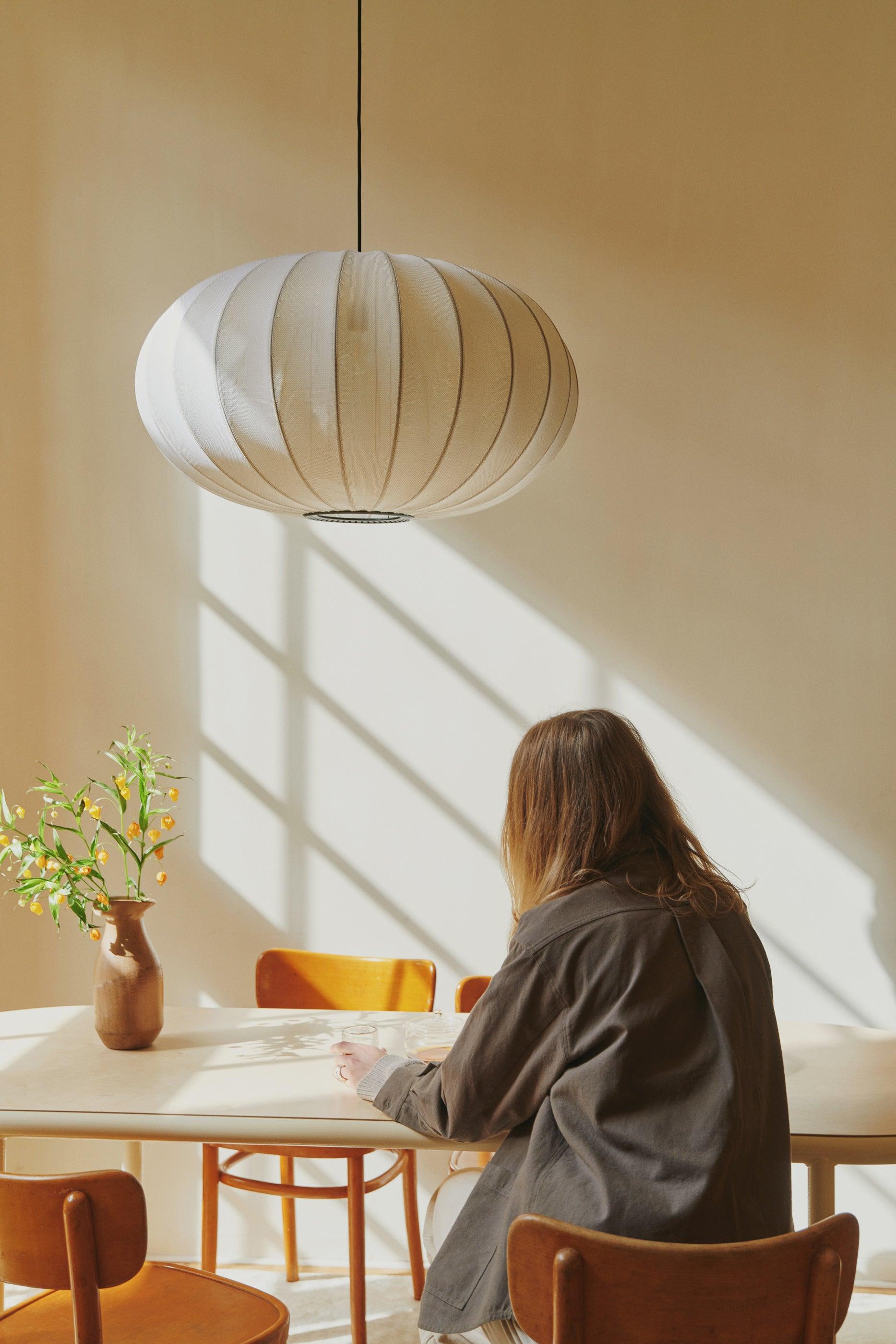 Lampa wisząca KNIT-WIT OVAL koralowy