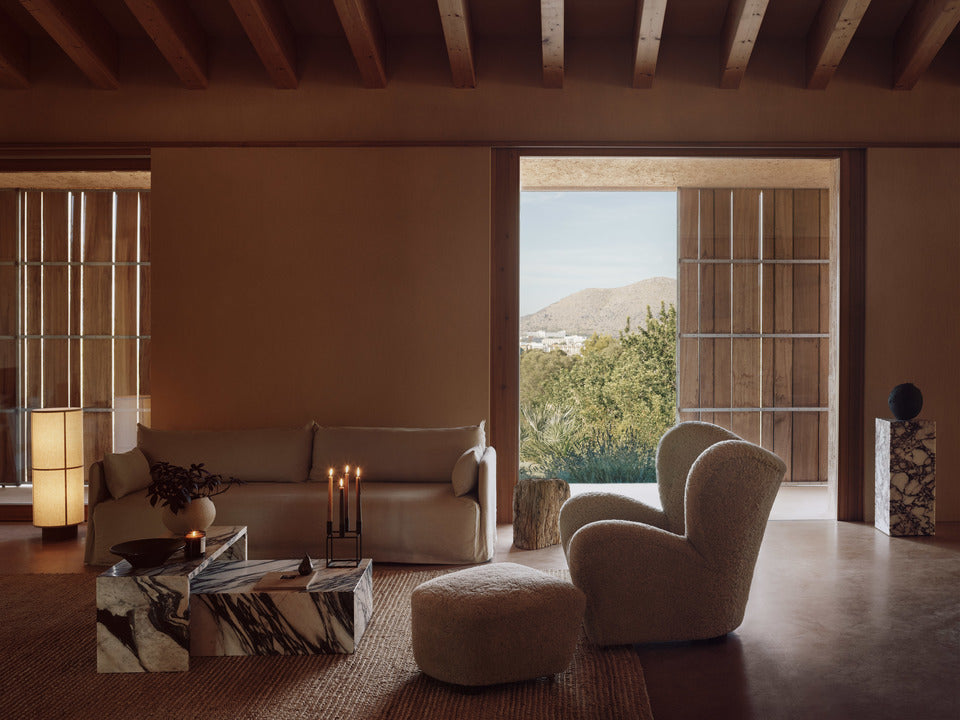 Sofa 3-sitzig OFFSET creme