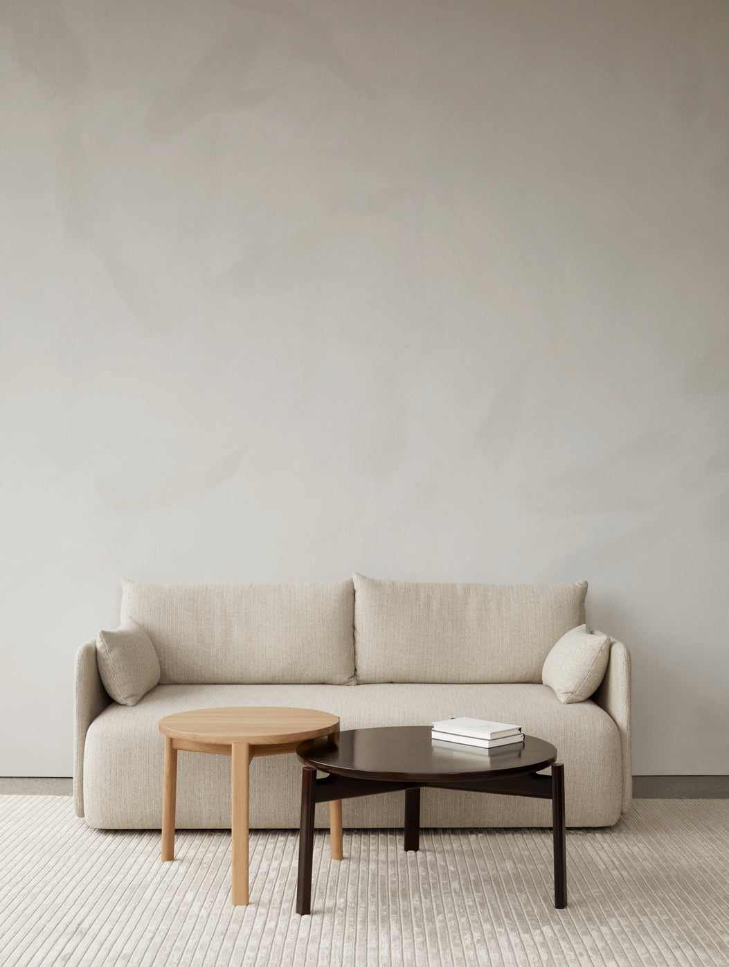 Sofa 3-sitzig OFFSET creme