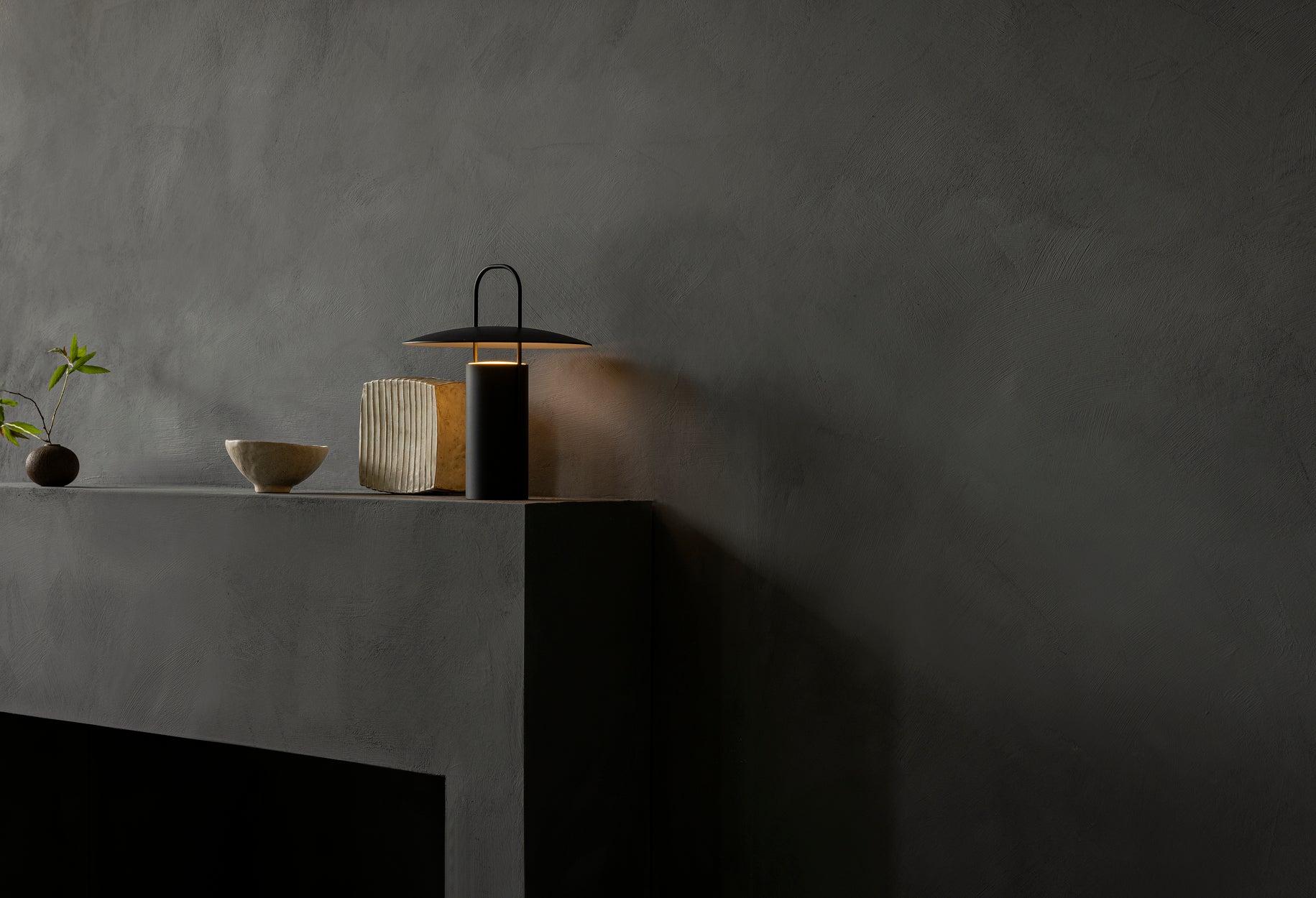 Portable lamp RAY black