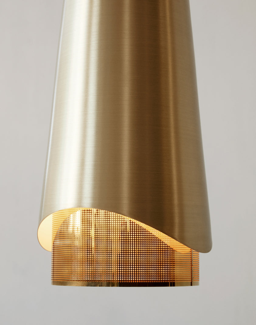 Lampa wisząca UMANOFF mosiądz