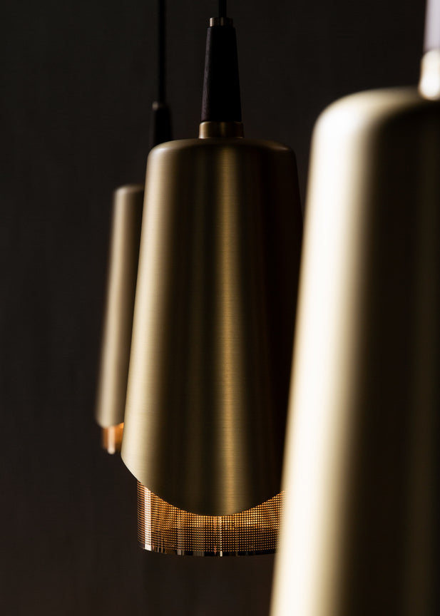 Lampa wisząca UMANOFF mosiądz