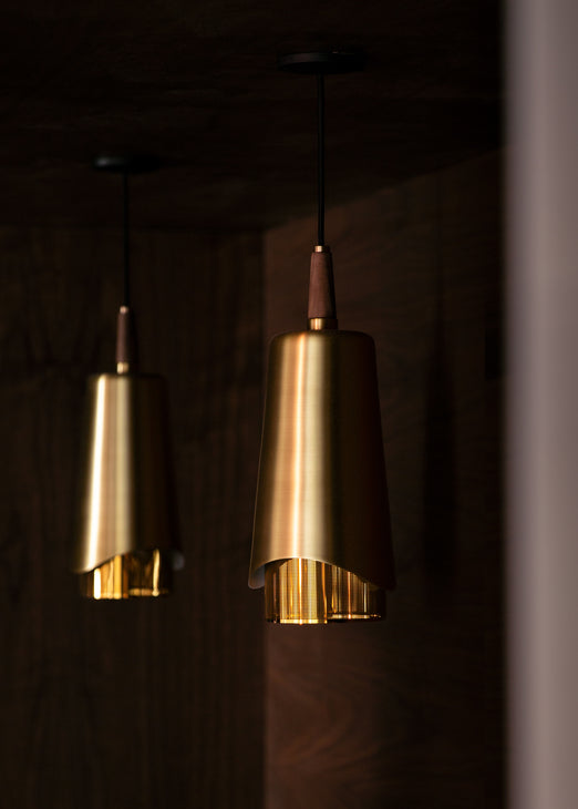 Lampa wisząca UMANOFF mosiądz
