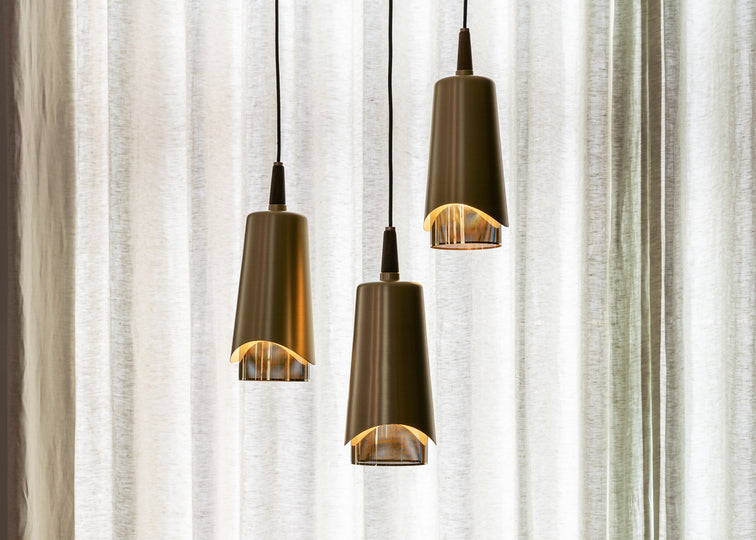 Lampa wisząca UMANOFF mosiądz