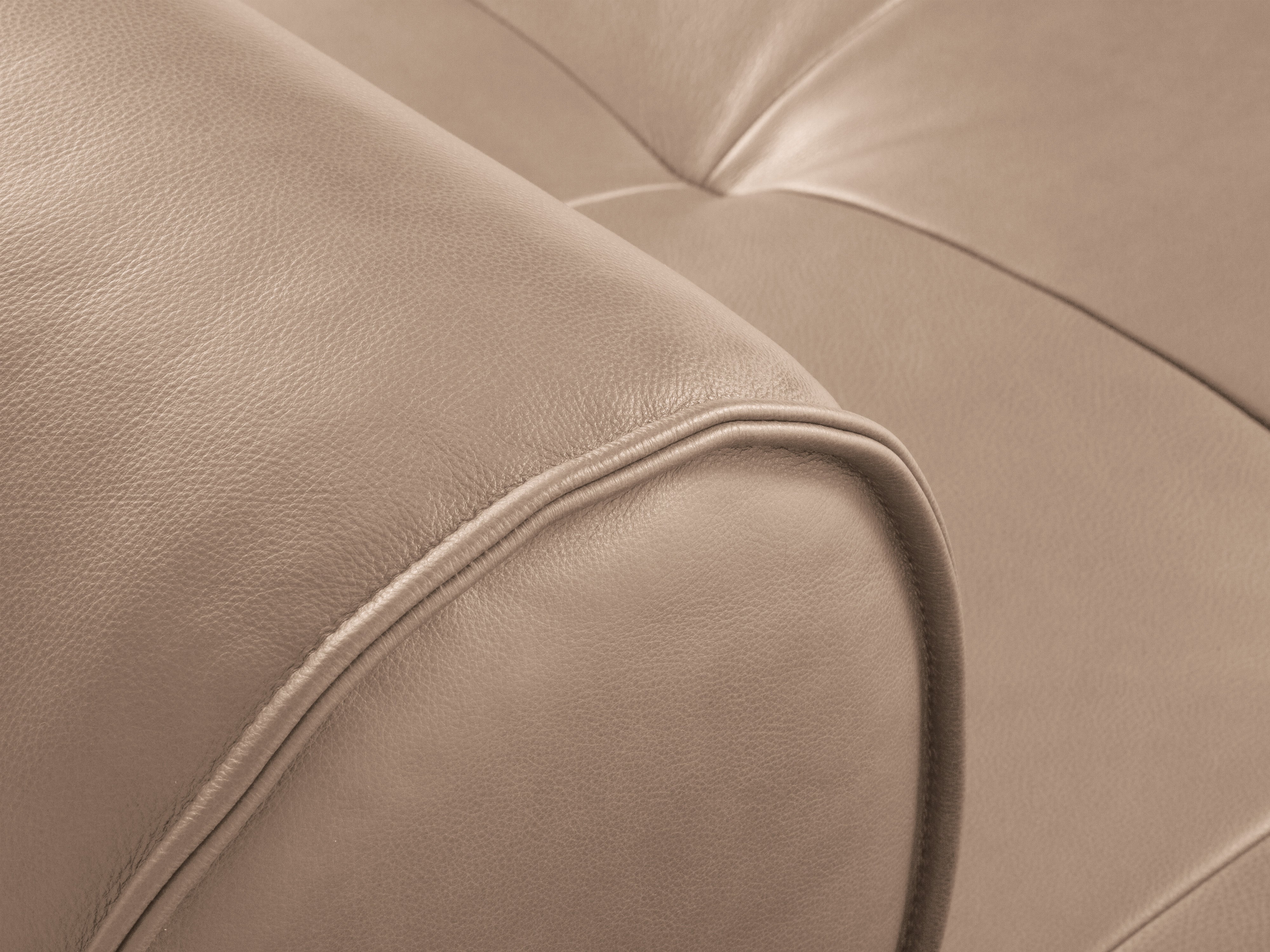 Sofa skórzana 3-osobowa LILY cappuccino Maison Heritage    Eye on Design