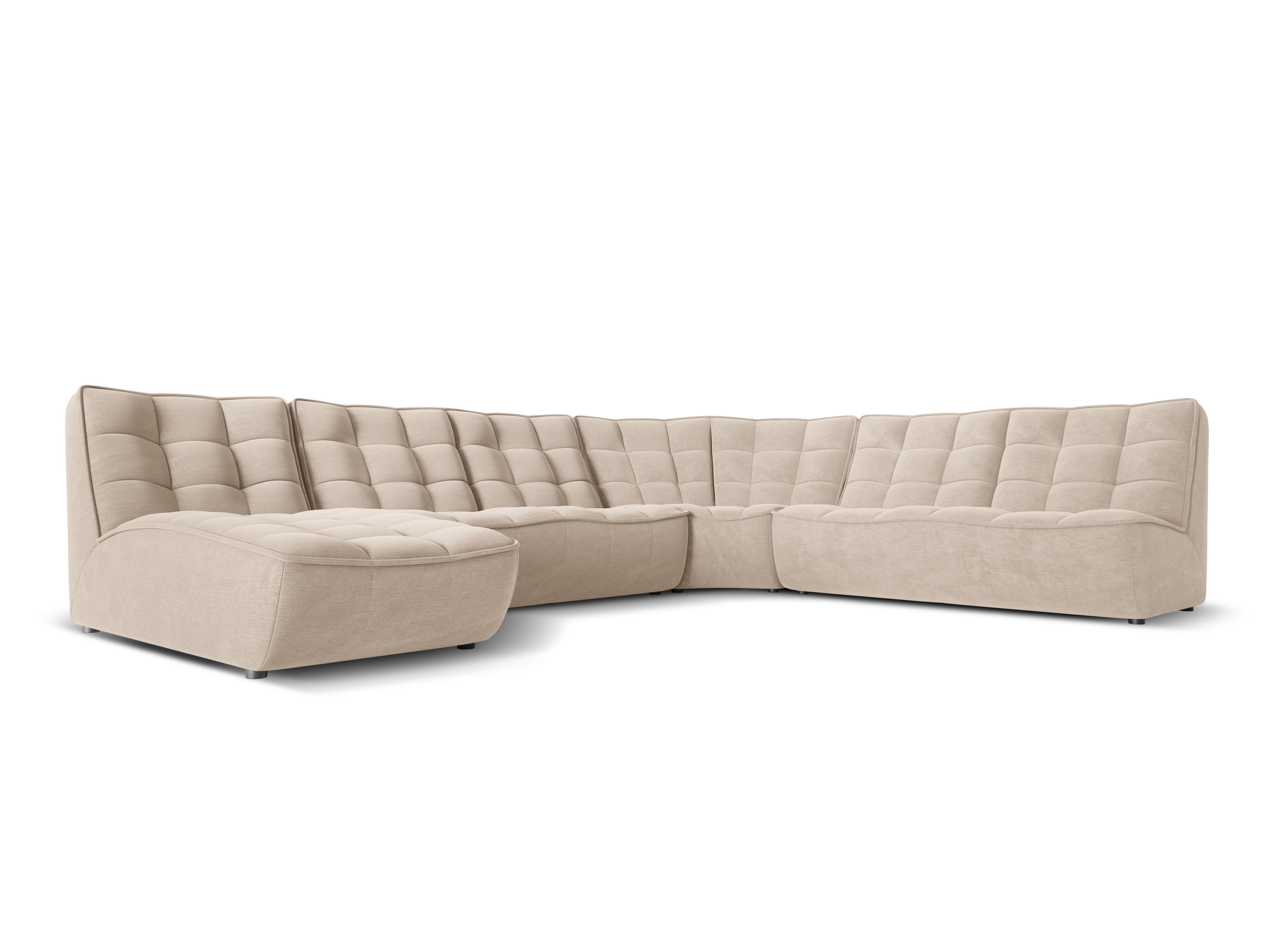 Modular Panoramic Right Corner Sofa, "Moni", 8 Seats, 367x284x91
Made in Europe, Maison Heritage, Eye on Design