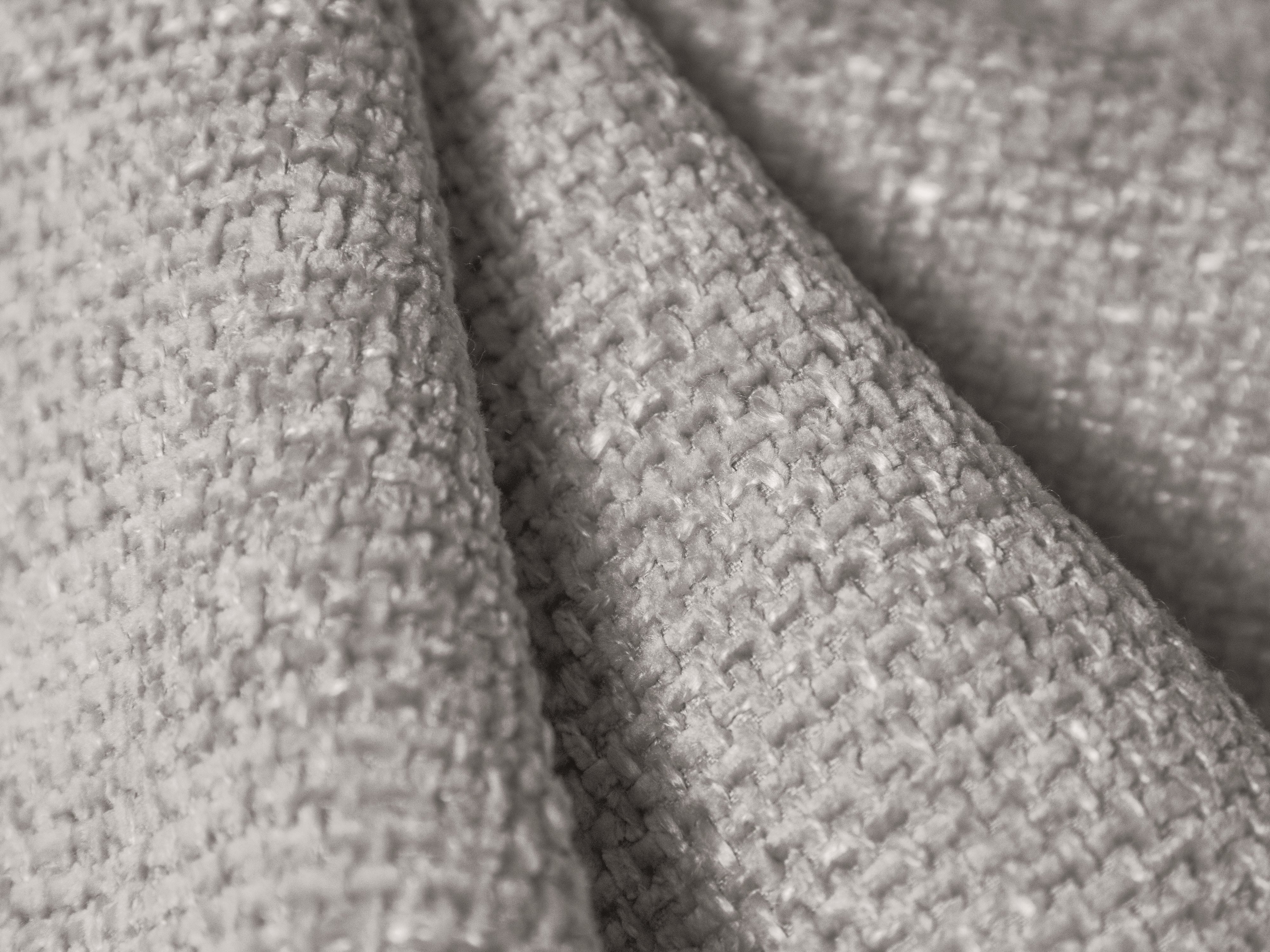 MILEY Modular Sofa - Left Module Light Gray Silky Chenille