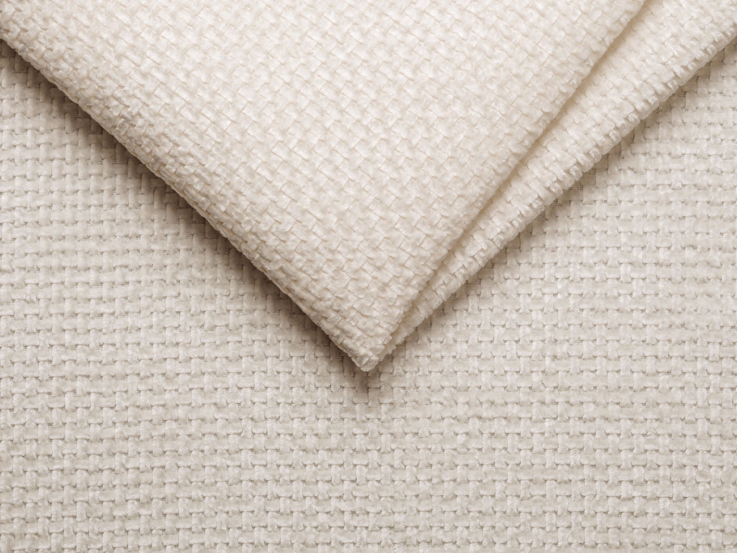 Modular sofa - right module MILEY ivory chenille