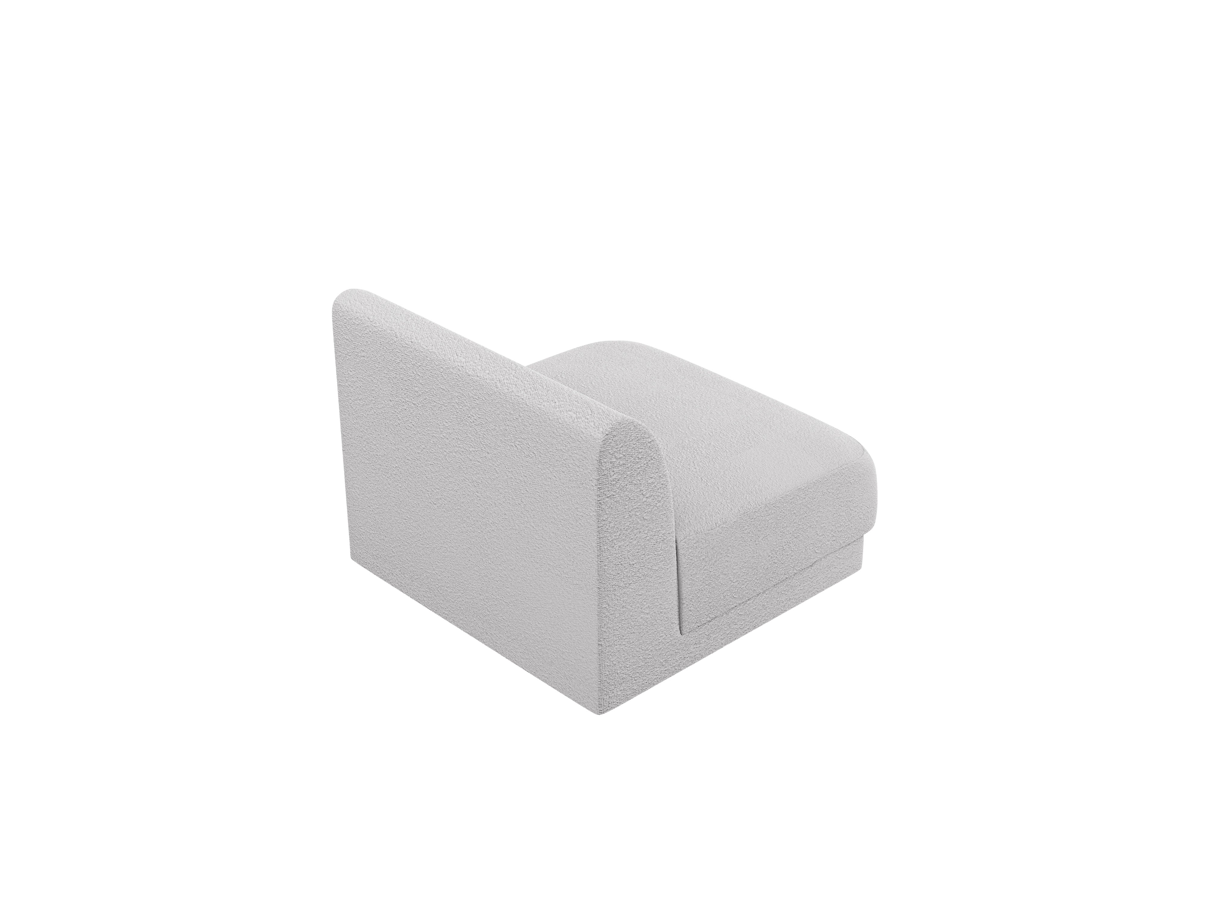 Fotel / moduł  MILEY jasnoszary boucle