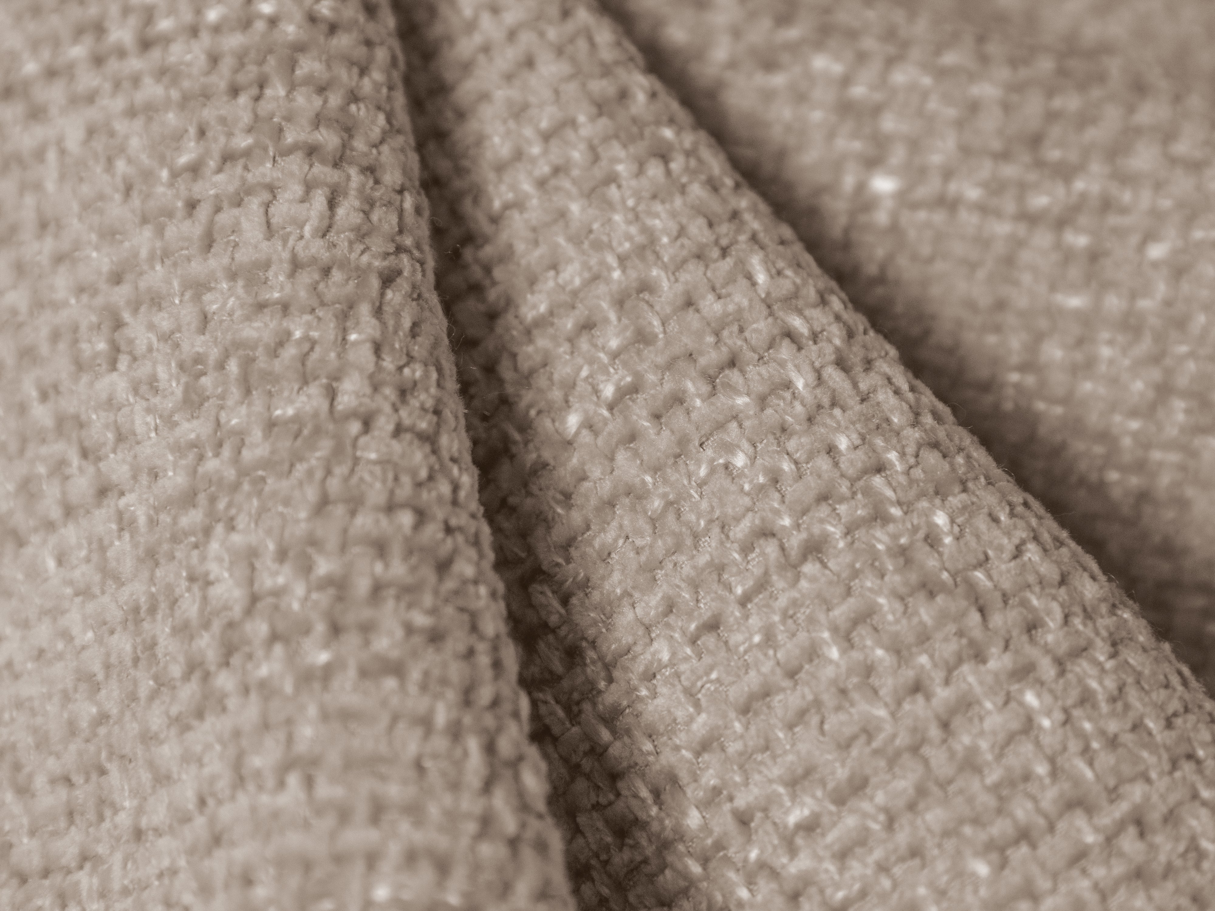 Armchair / module MILEY beige silky chenille