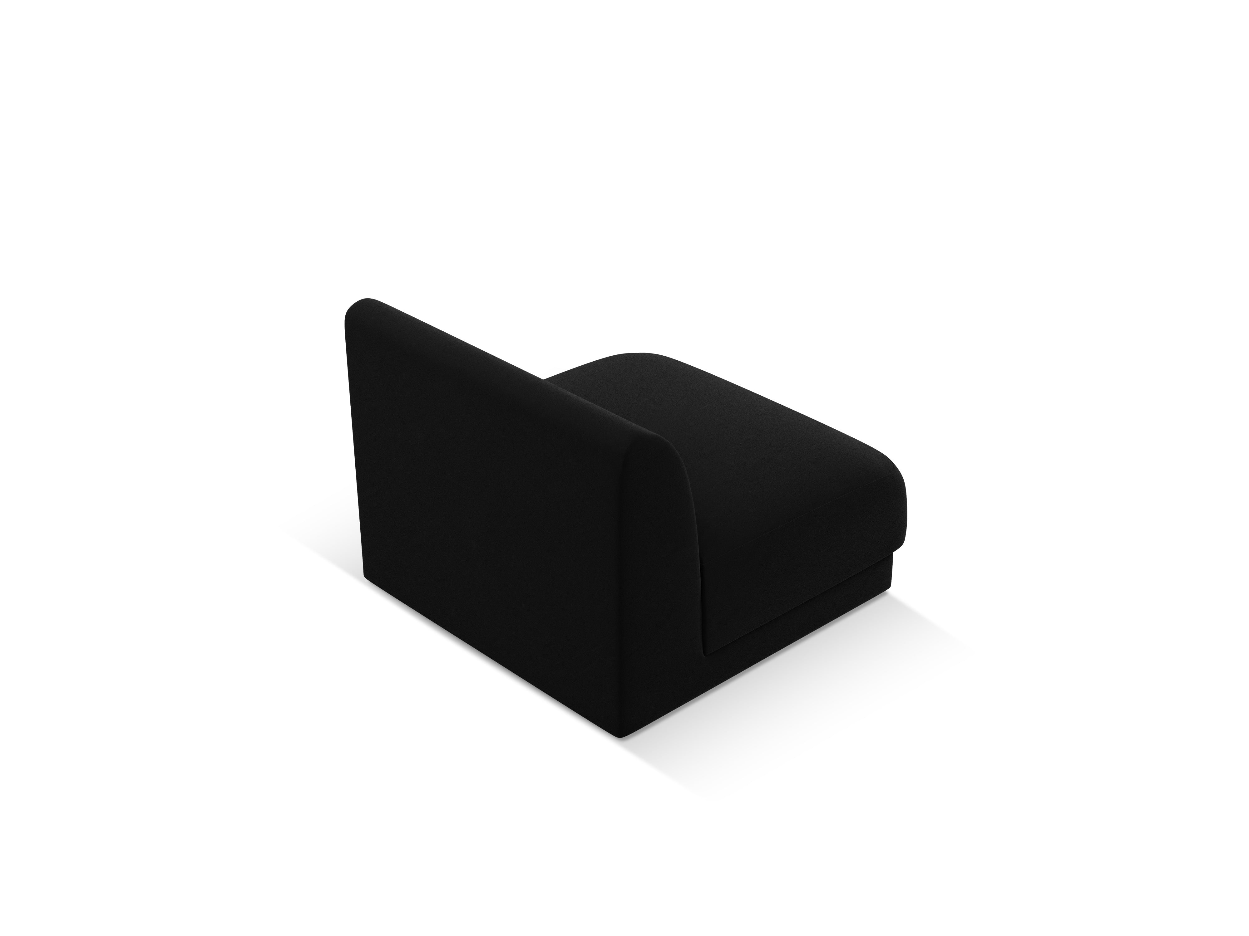 Armchair / velvet module MILEY black