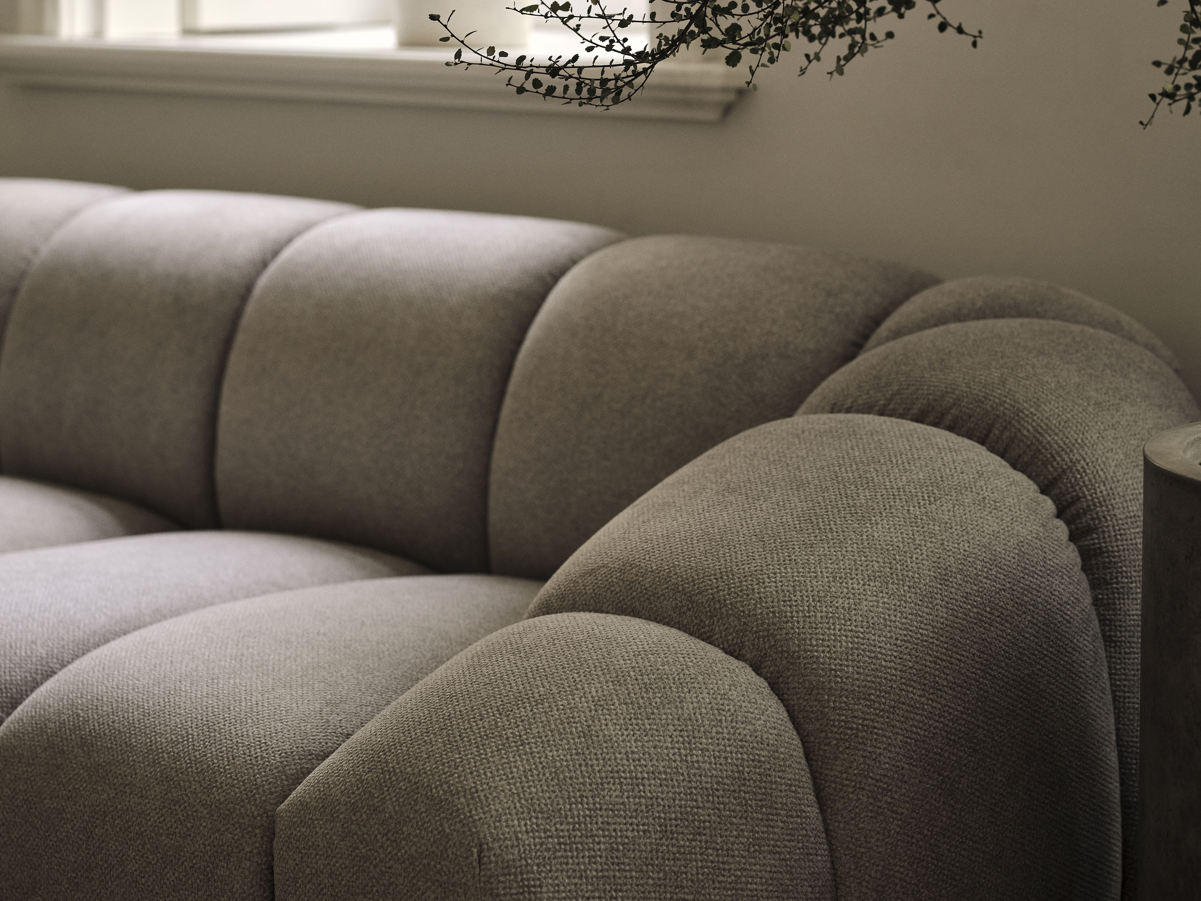 Velvet Right Corner Sofa, "Diana", 4 Seats, Green, 334x182x72
Made in Europe