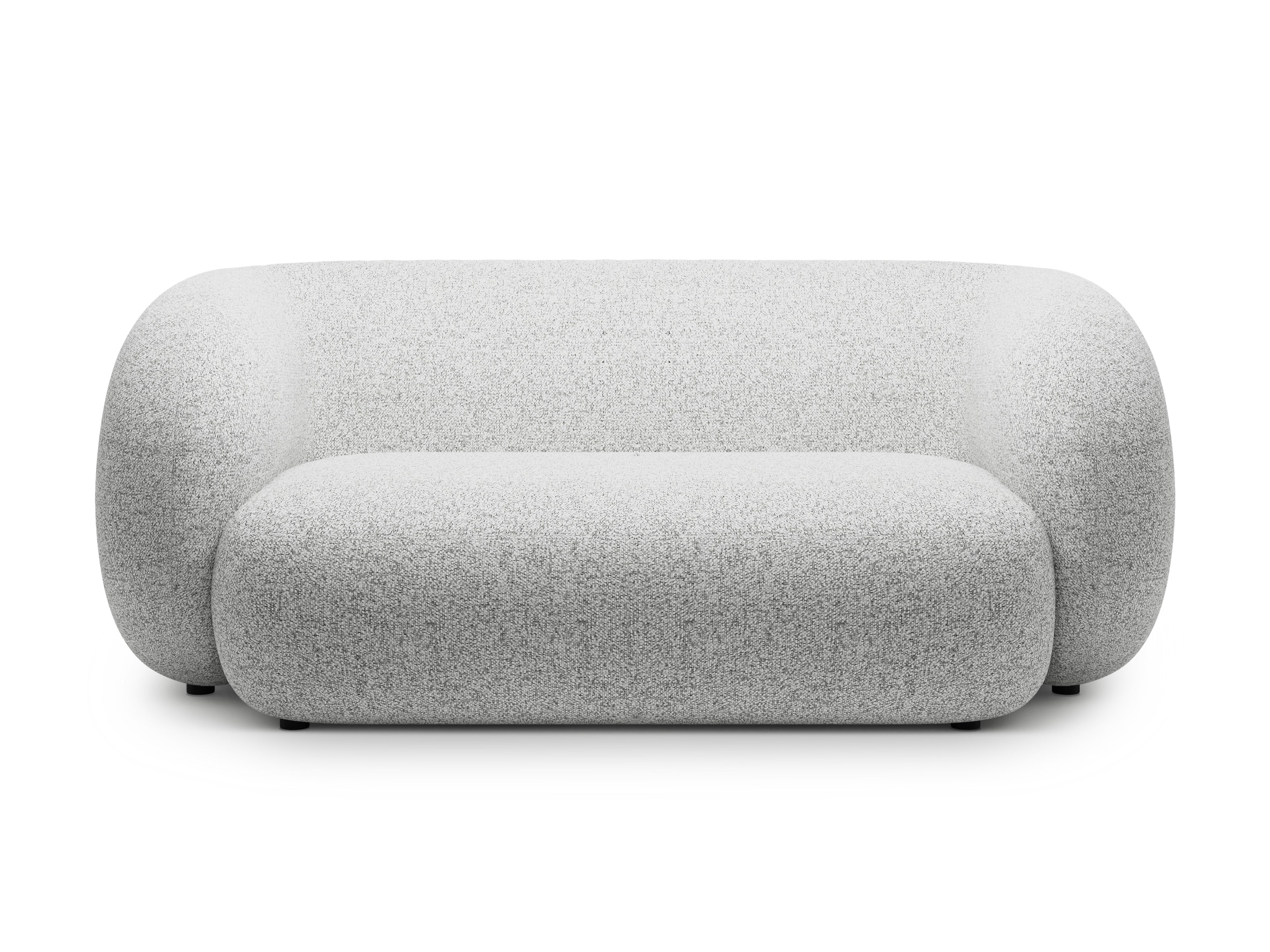 2-seater sofa KATE light gray mélange [Monika] [Amelia spr]