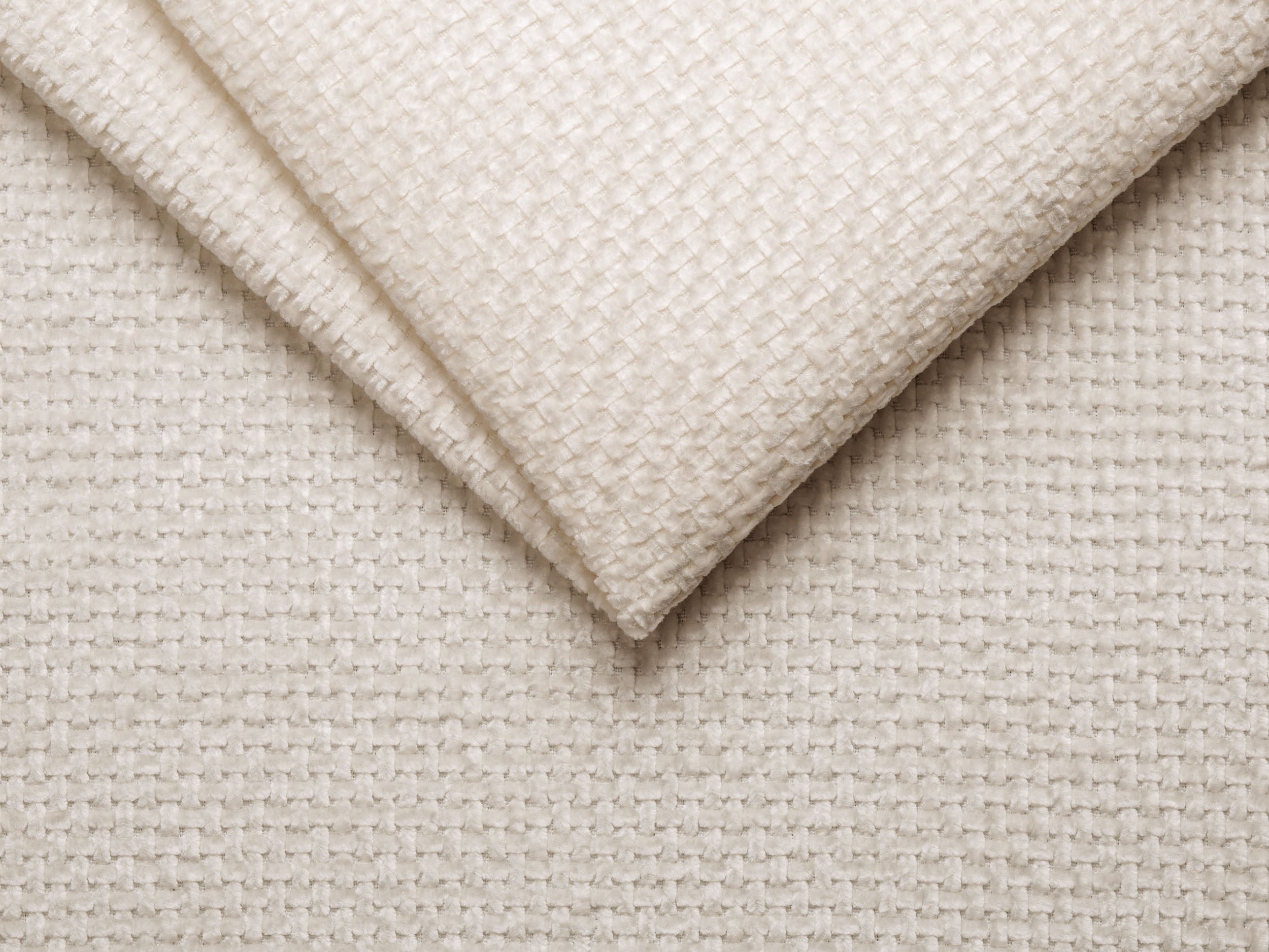2-seater Sofa MILEY ivory chenille