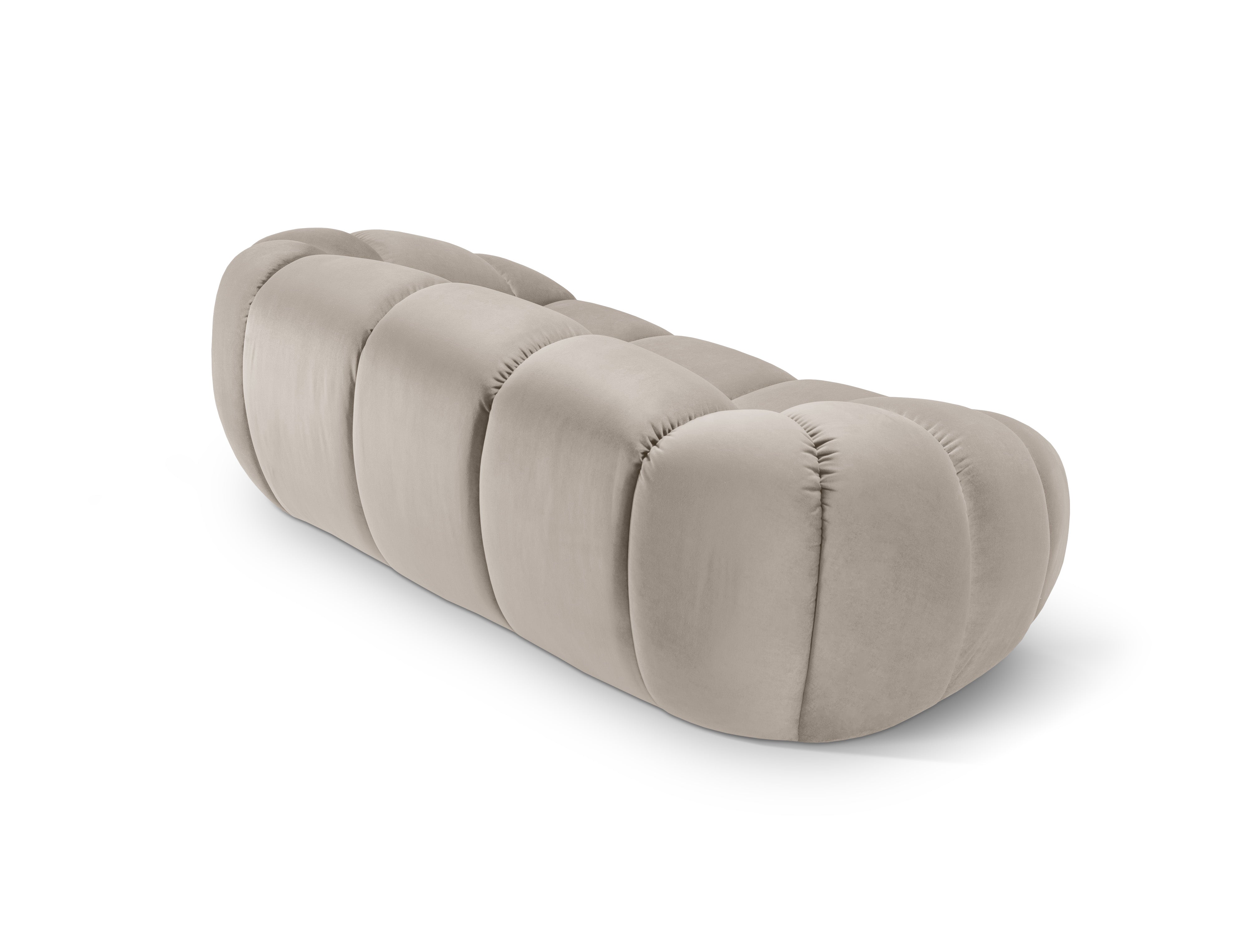 Sofa aksamitna 2-osobowa DIANA beżowy