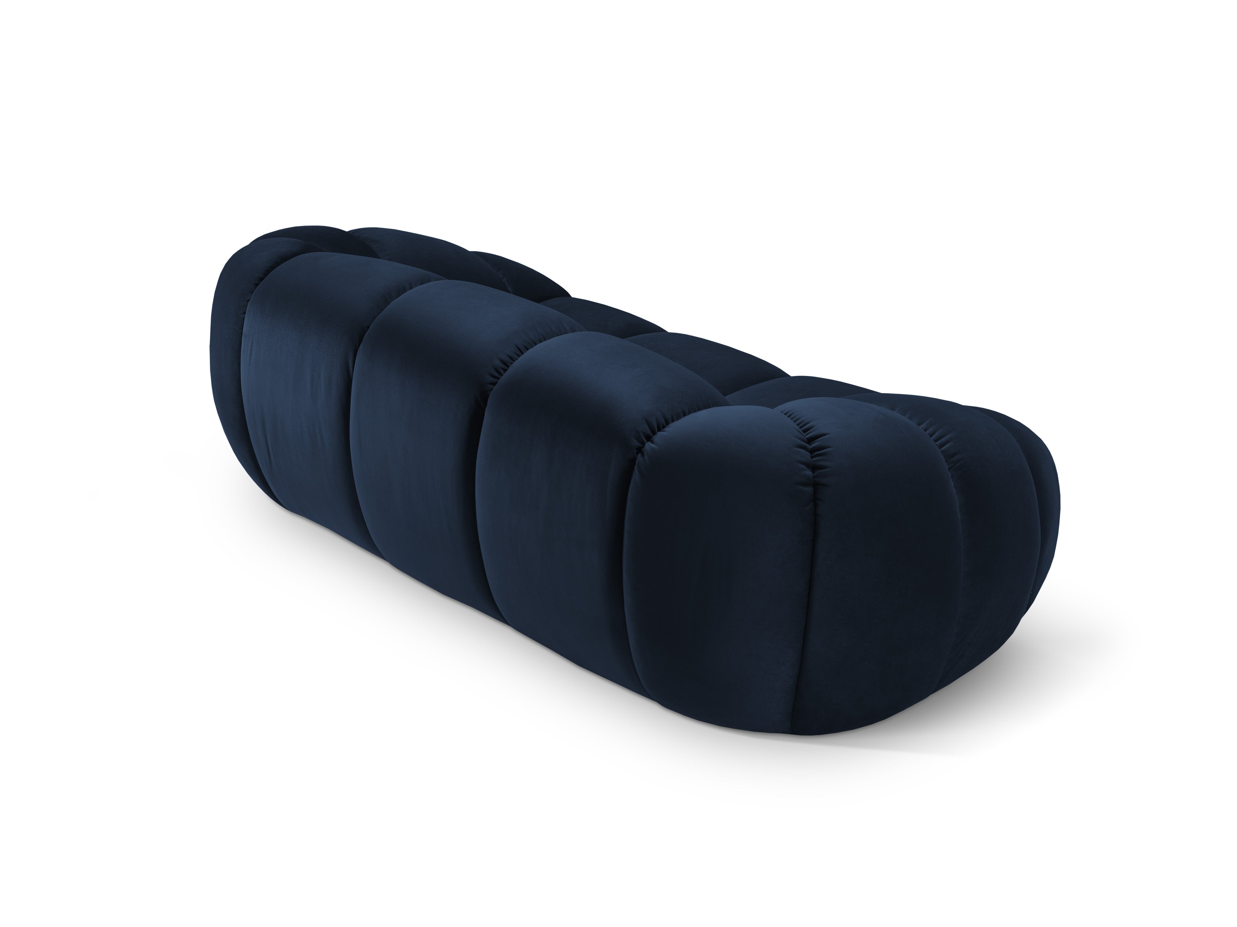 Sofa aksamitna 2-osobowa DIANA granat królewski