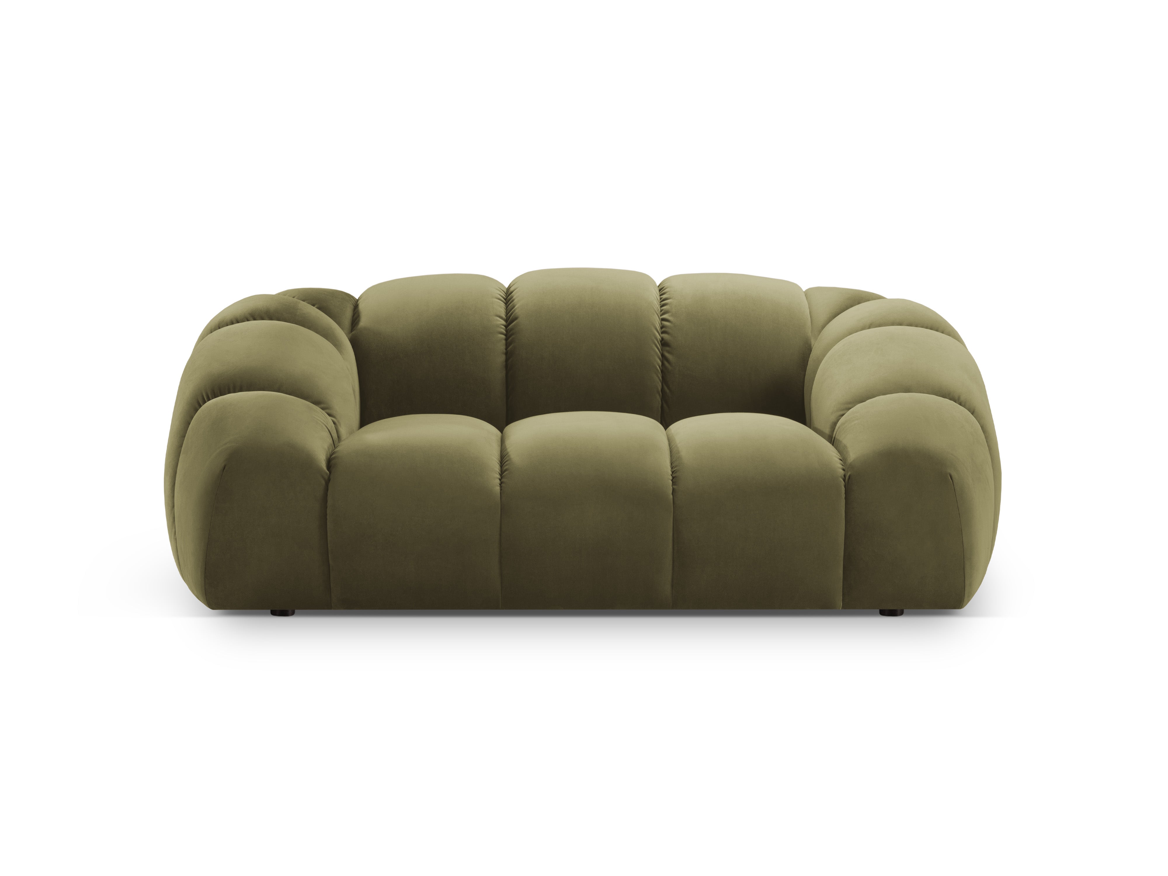 Sofa aksamitna 2-osobowa DIANA zielony