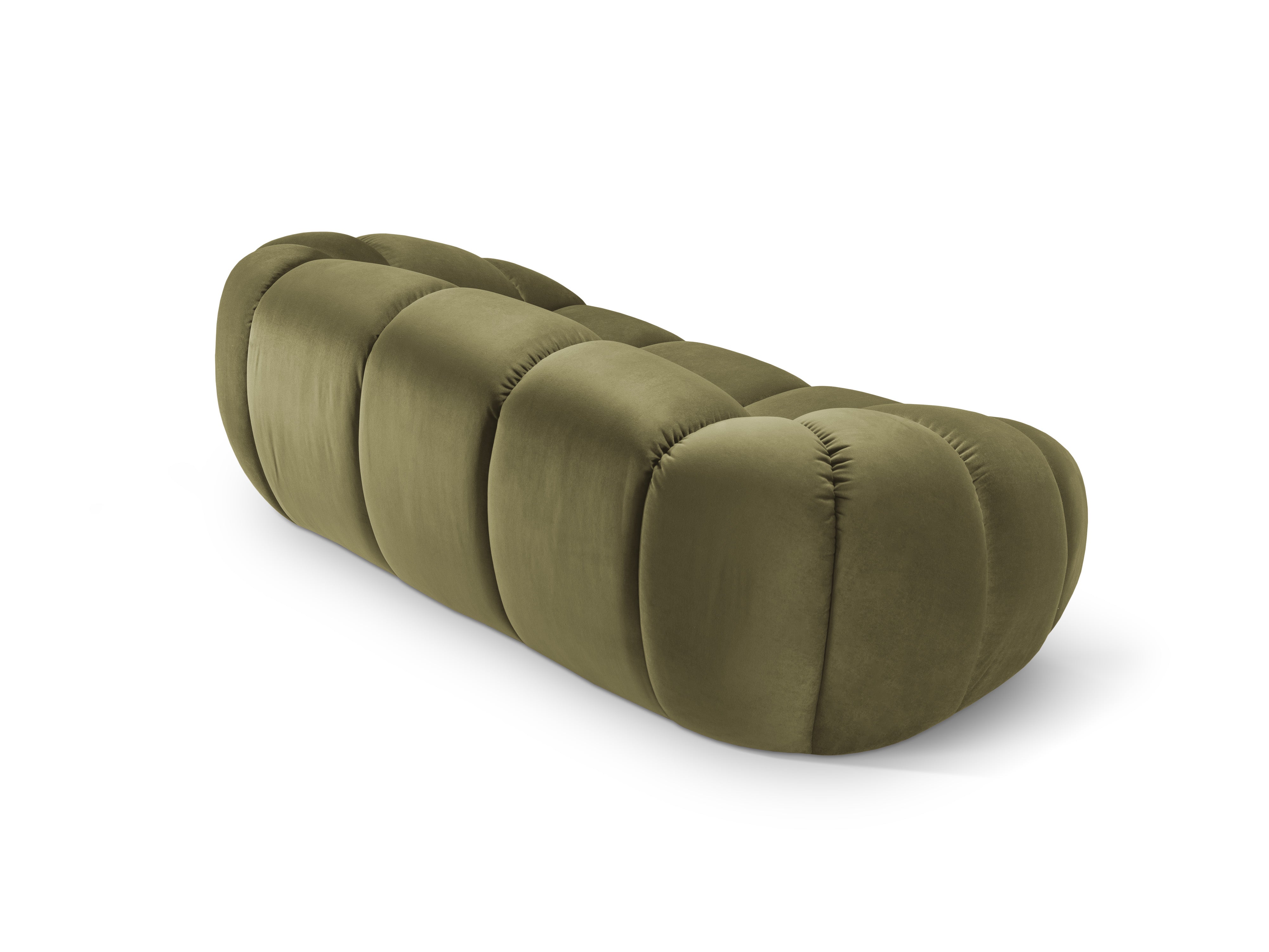 Sofa aksamitna 2-osobowa DIANA zielony