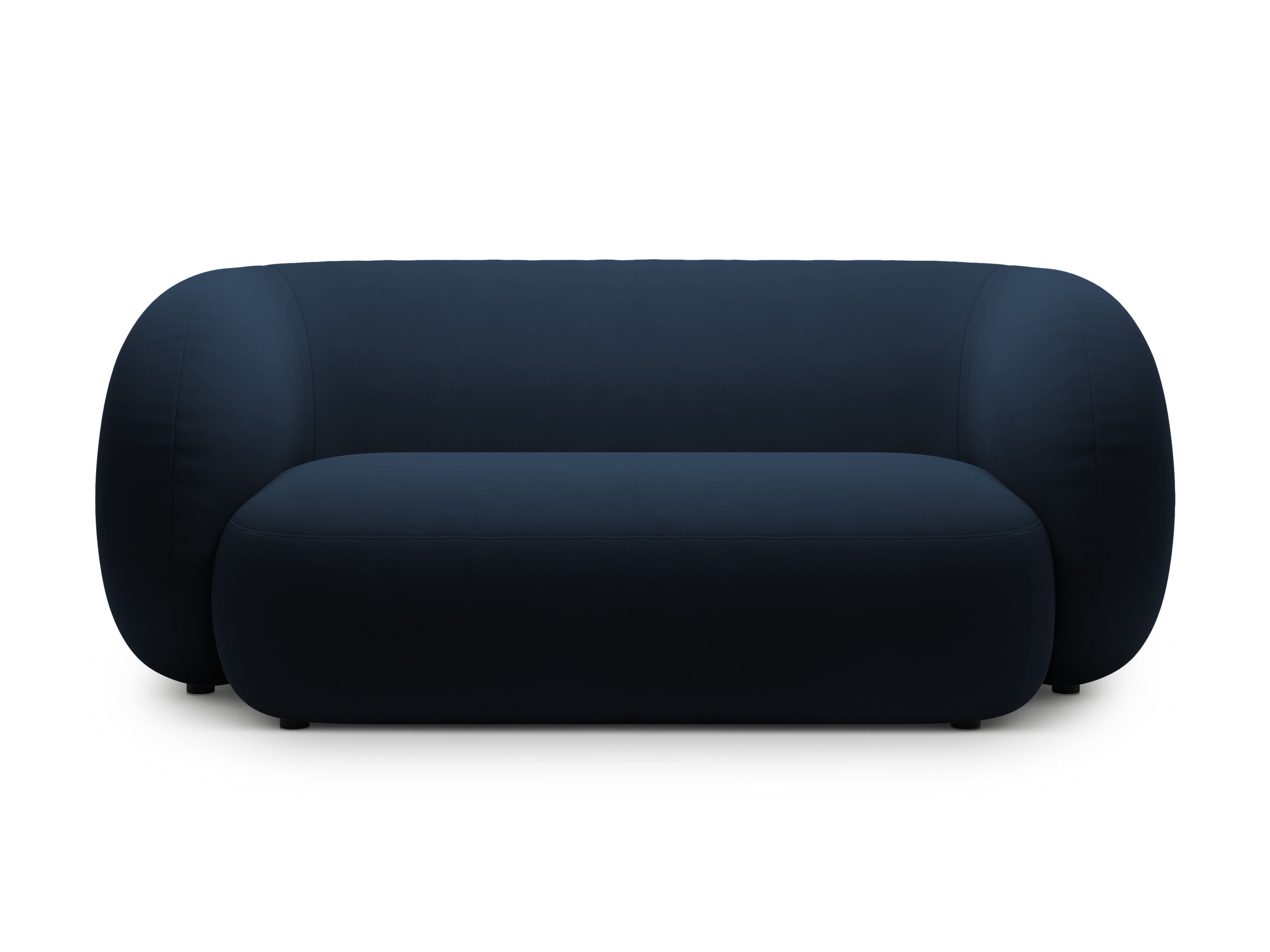 Sofa aksamitna 2-osobowa KATE granat królewski