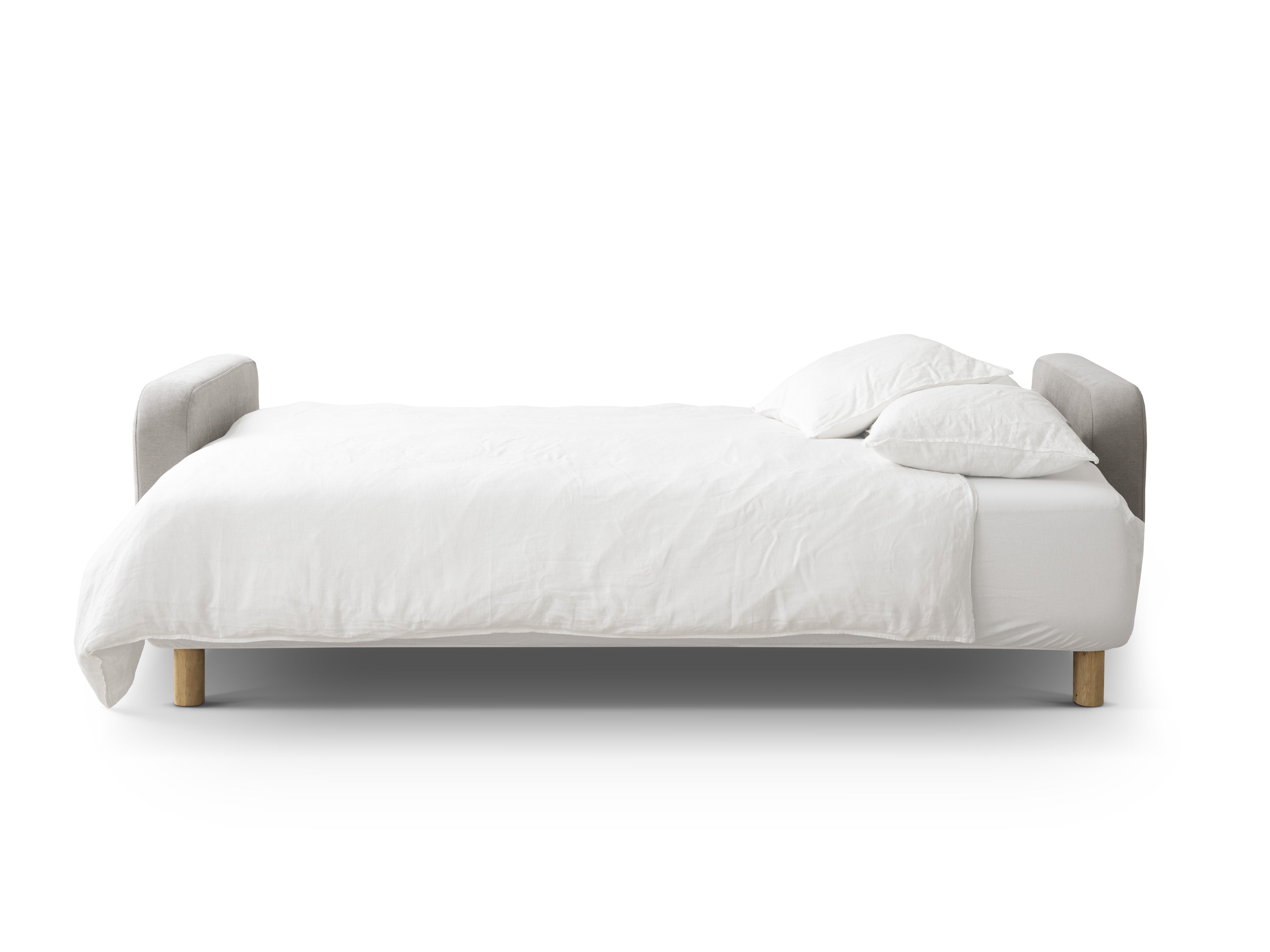 Sofa 3-Sitzer mit Schlaffunktion ELEN beige Chenille [Monika] [Julia spr]