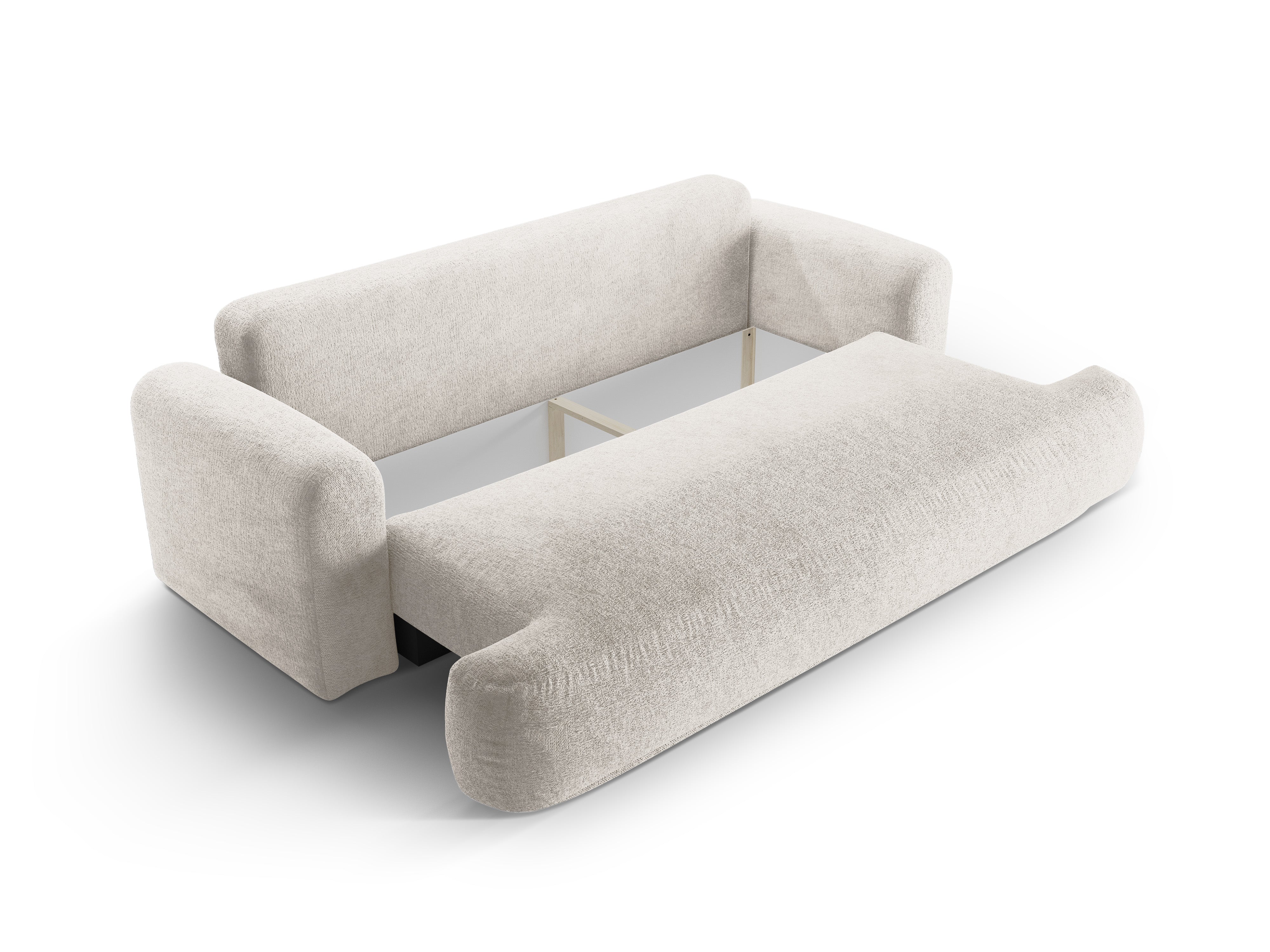 Sofa z funkcją spania ELLA szarobeżowy