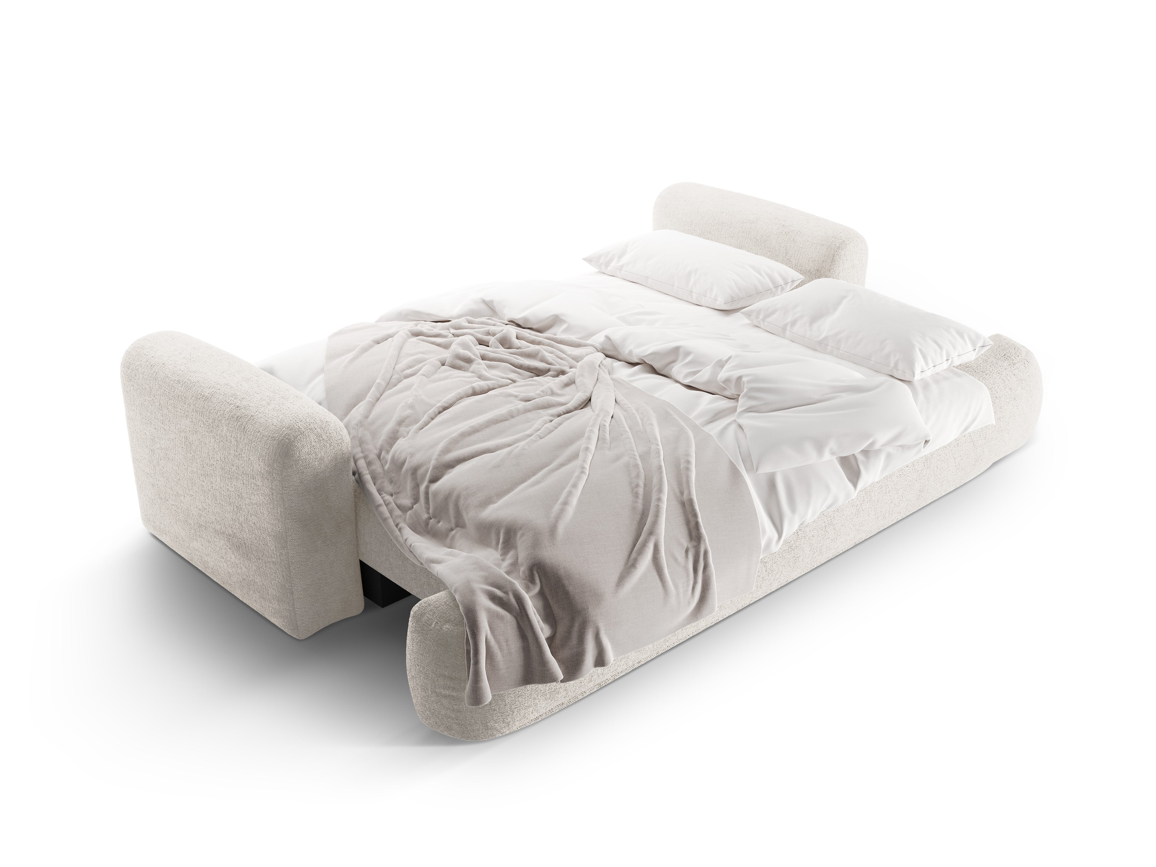 Sofa z funkcją spania ELLA szarobeżowy