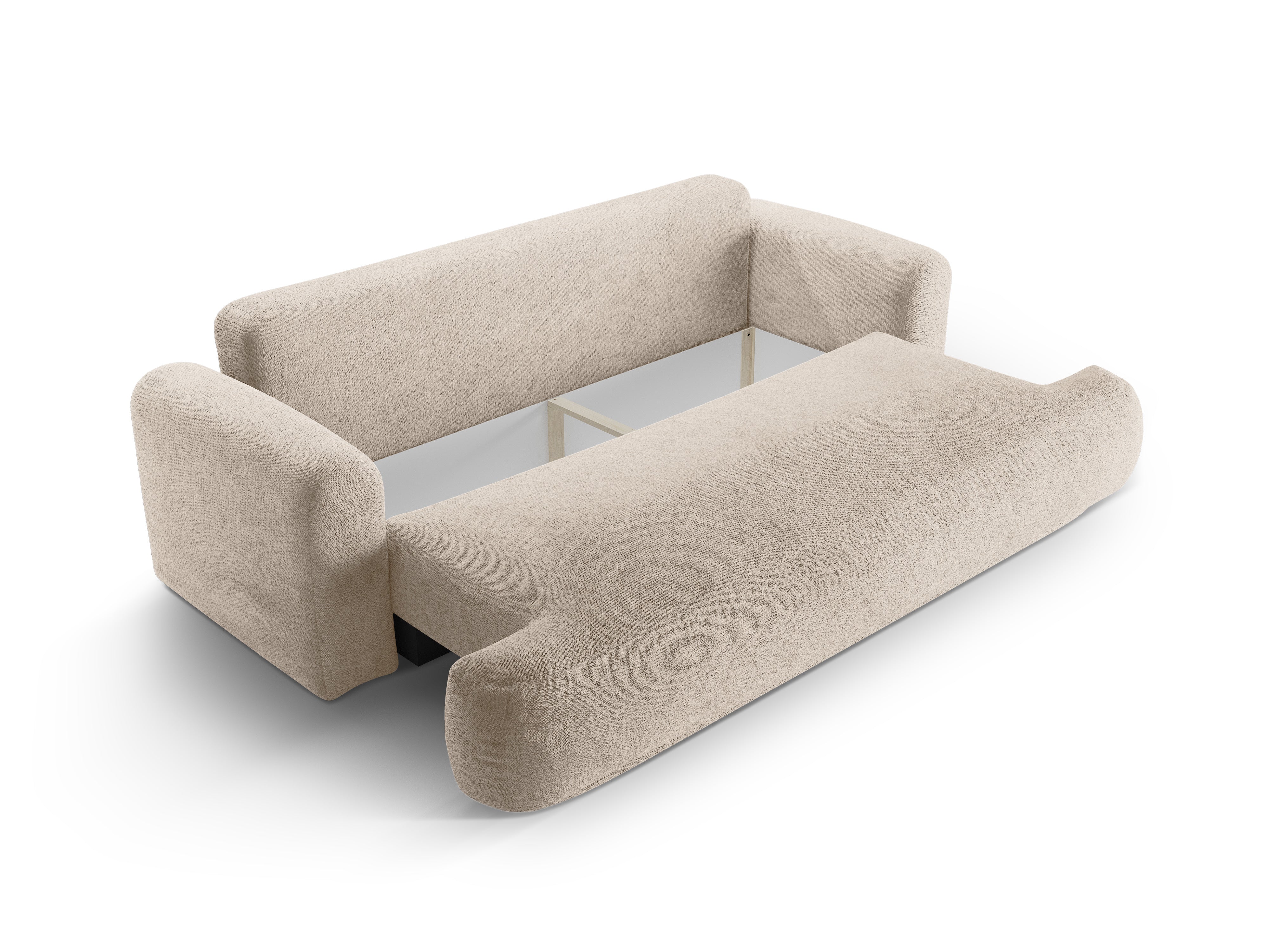 Sofa z funkcją spania ELLA piaskowy