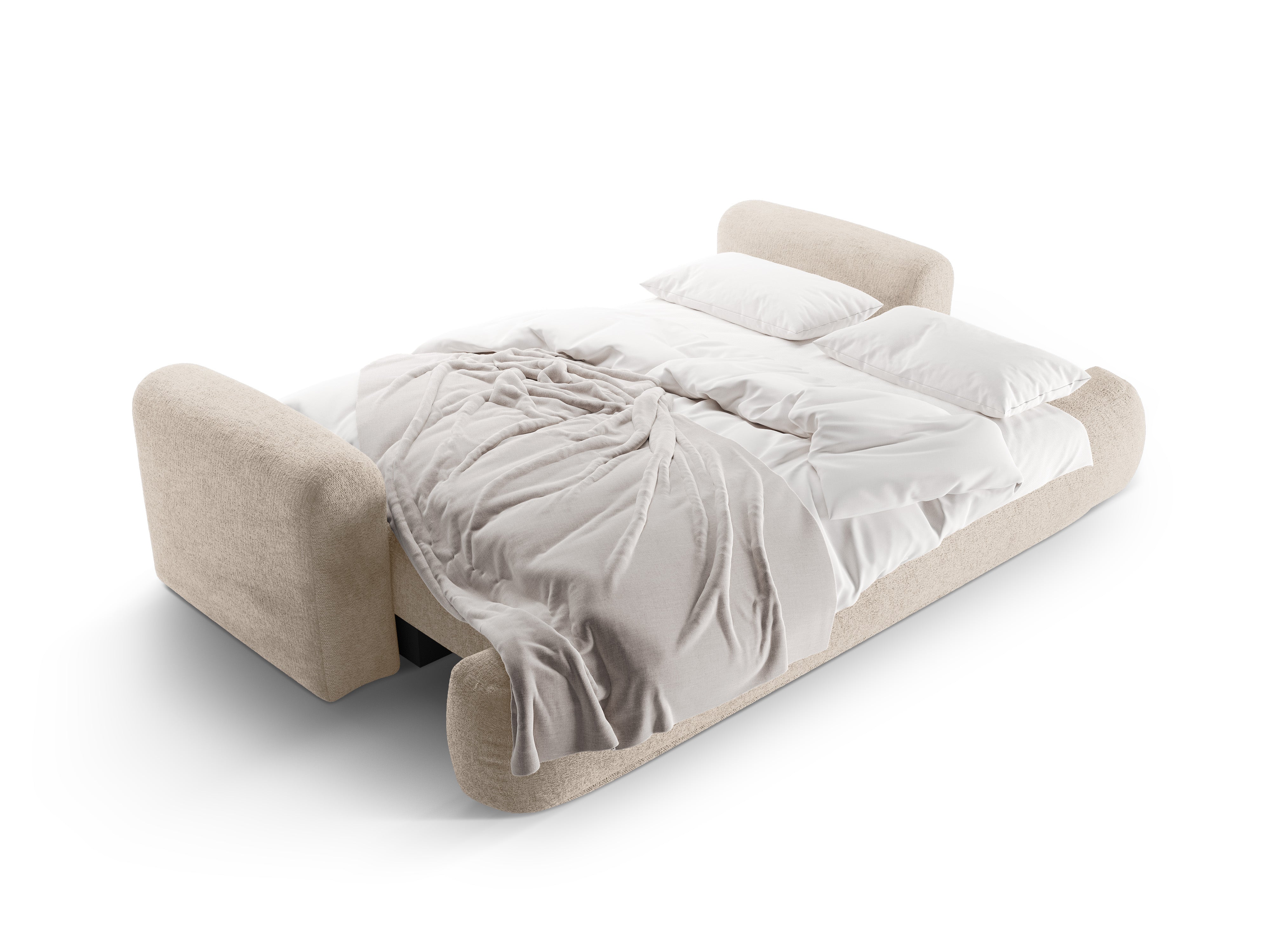 Sofa z funkcją spania ELLA piaskowy
