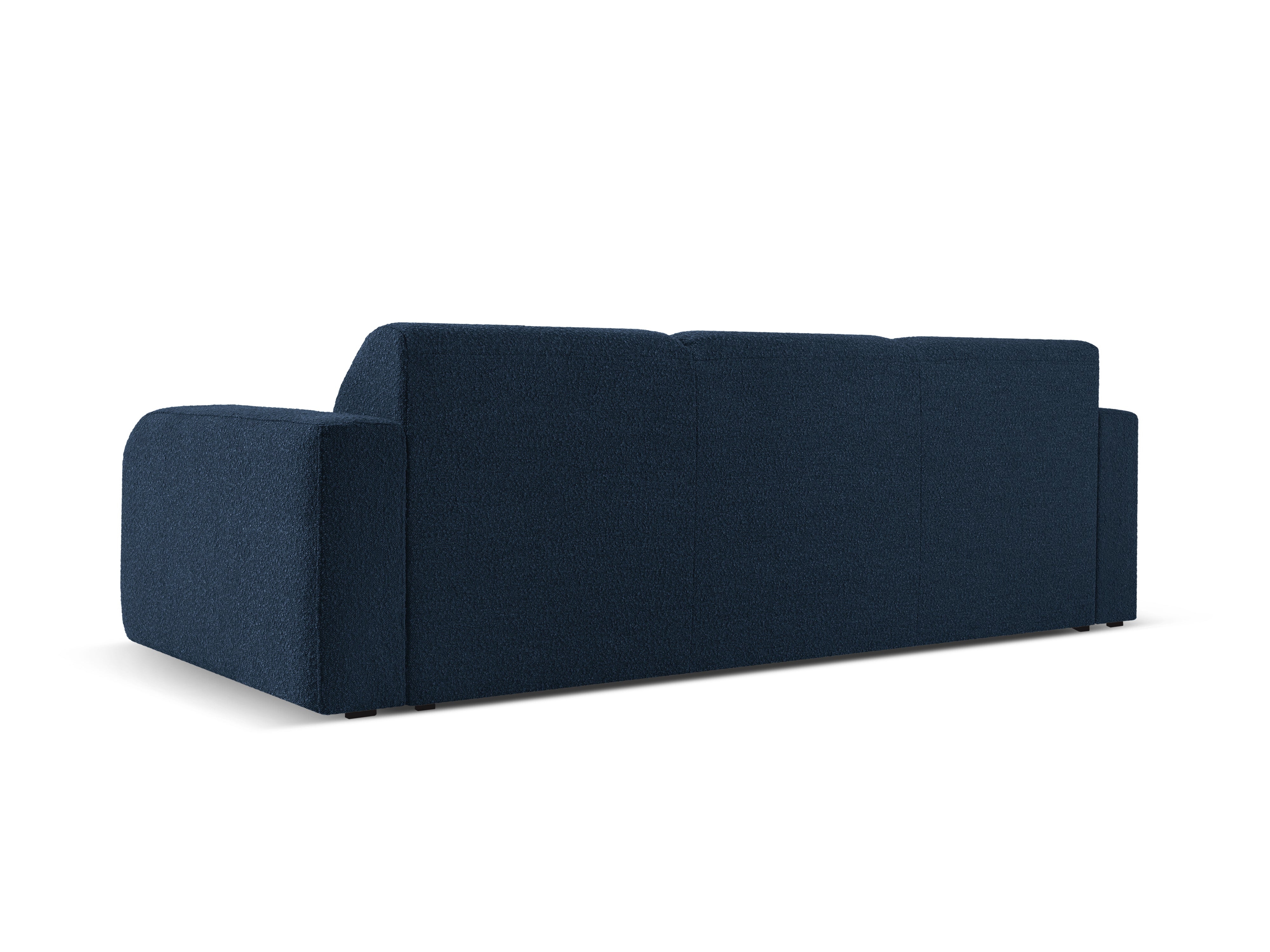 Sofa w tkaninie boucle 3-osobowa MOLINO granatowy Micadoni    Eye on Design