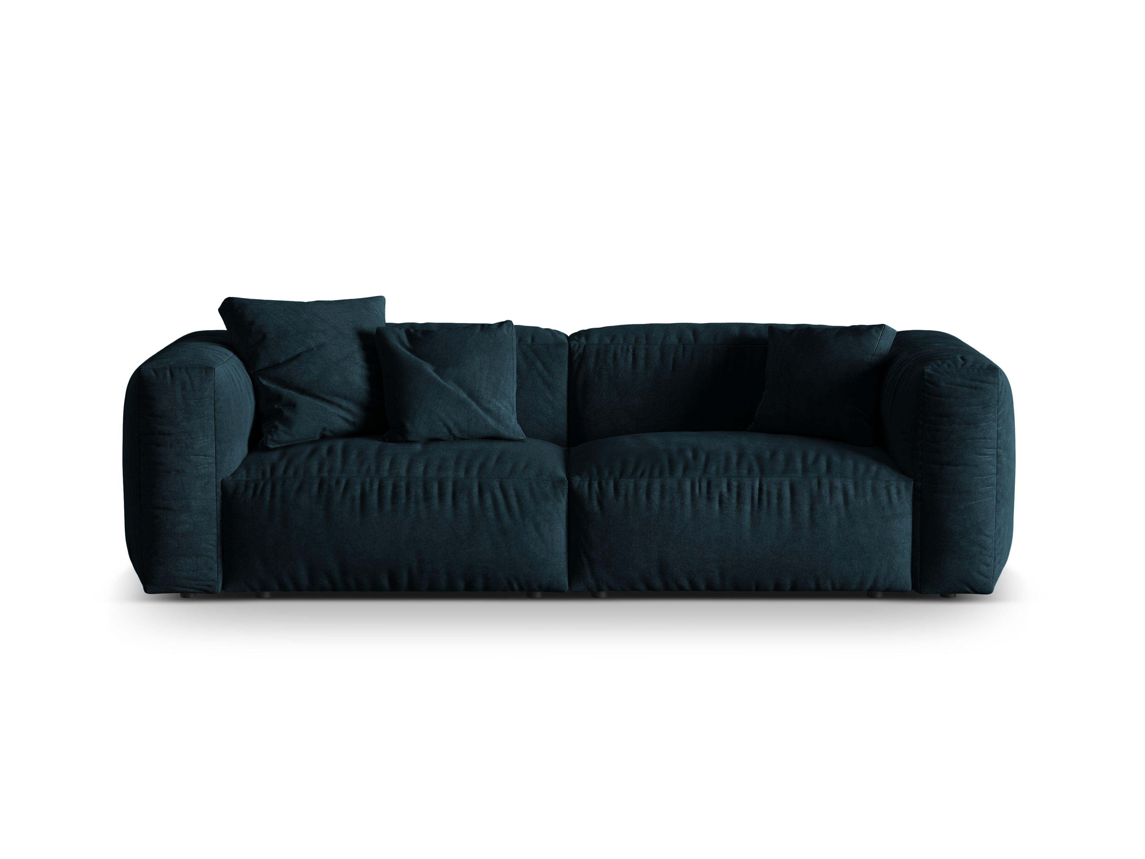 Modulares Sofa, "Martina", 3 Sitze, tiefes Benzin, 240x106x75
In Europa gemacht